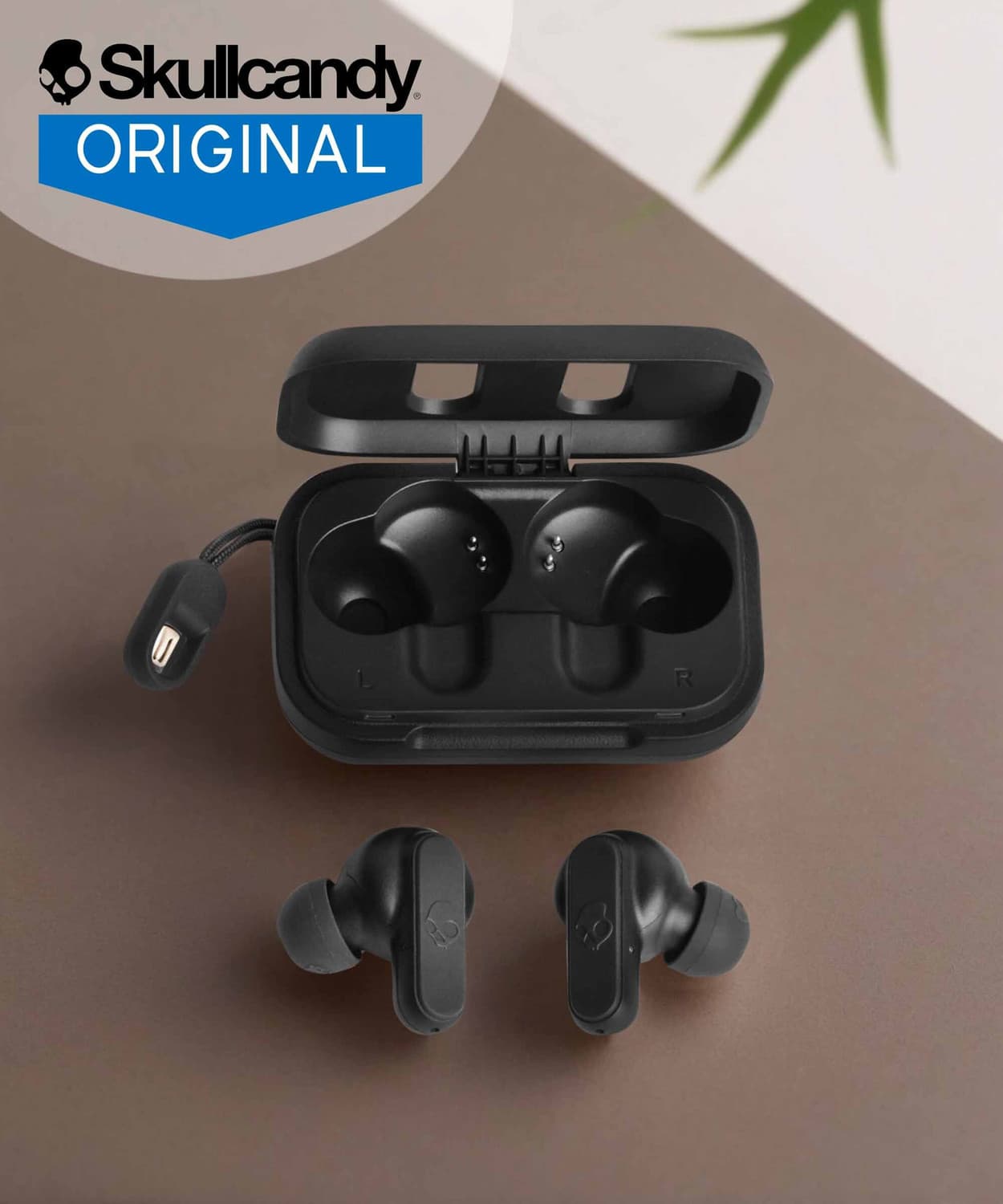 Skullcandy Dime Bluetooth Headset (Black, True Wireless)