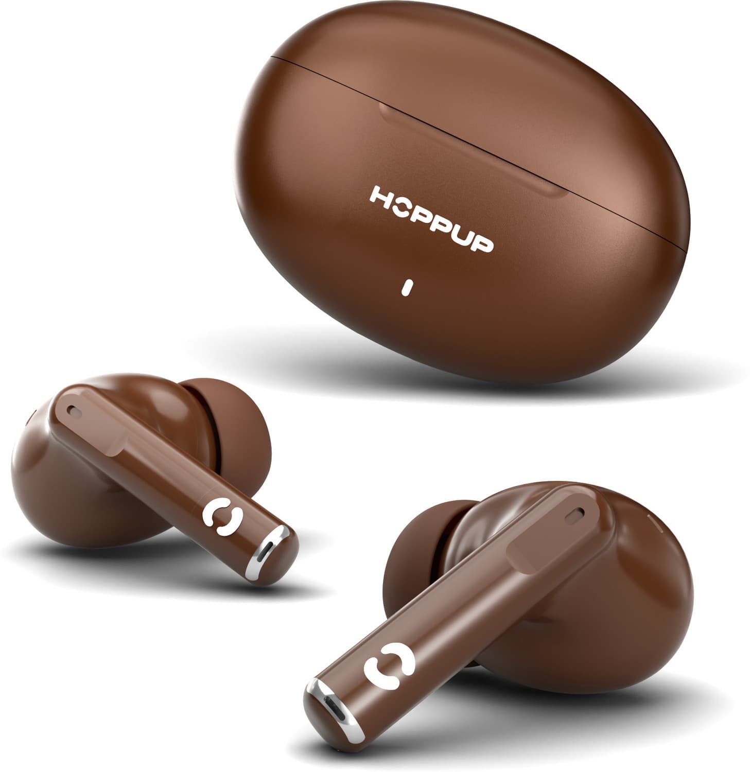 HOPPUP AirDoze S40 Earbuds with 13MM Drivers, 40H Playtime, Rage Mode,ENC & Type-C Bluetooth Headset