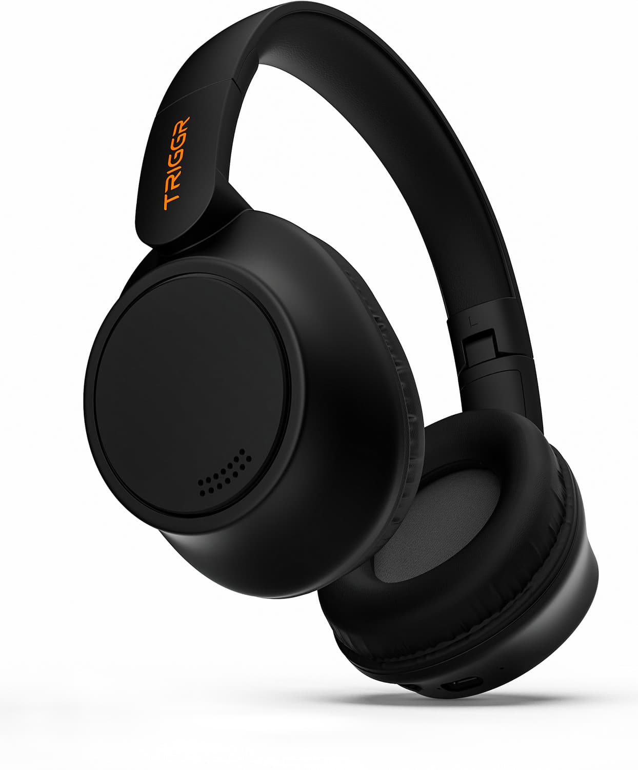 Punkheadz Z4 with 50H Battery, Dual Pairing, 40mm Drivers, Gaming Mode, BT v6.0 Bluetooth Headset (Nebula Black, On the Ear)