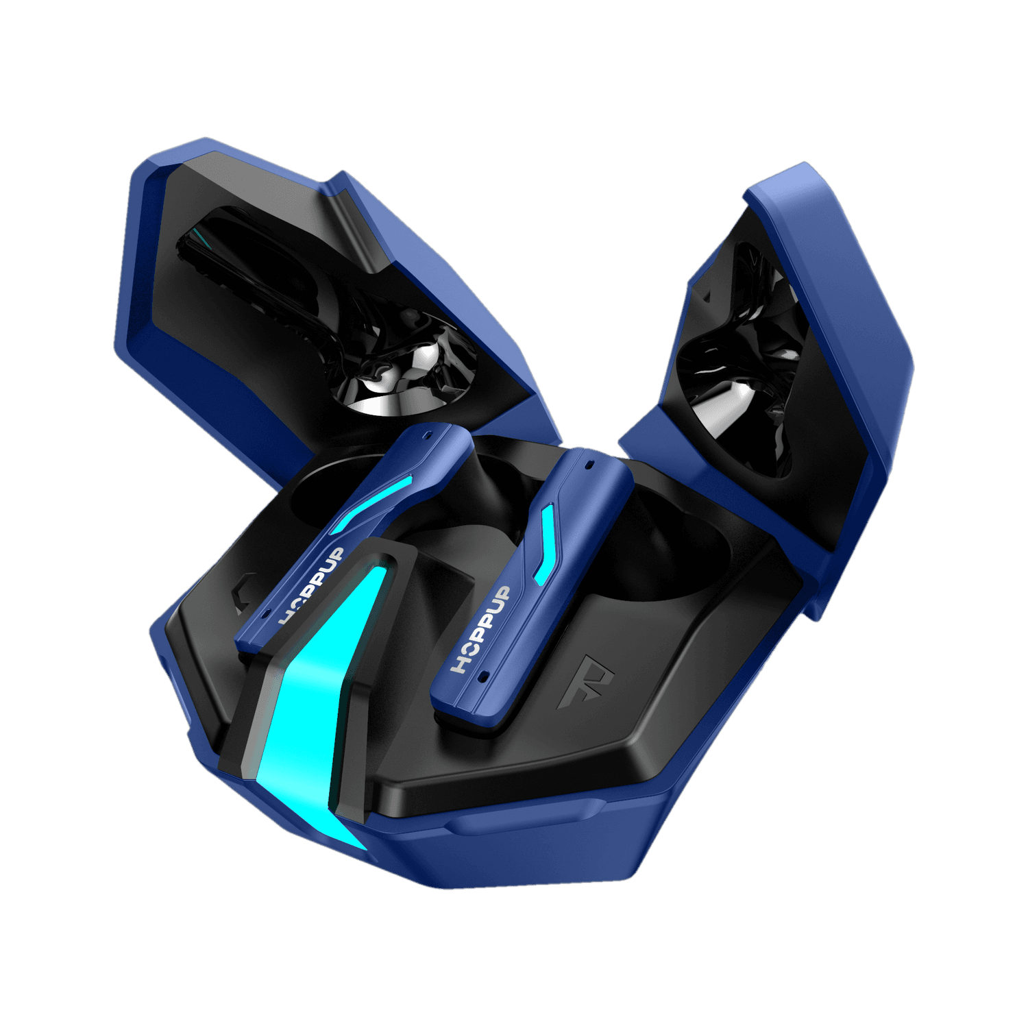 HOPPUP Xo6 Gaming Earbuds with 35MS Low Latency, RGB LED, 13MM DRIVERS & 50H PlayTime Bluetooth Headset