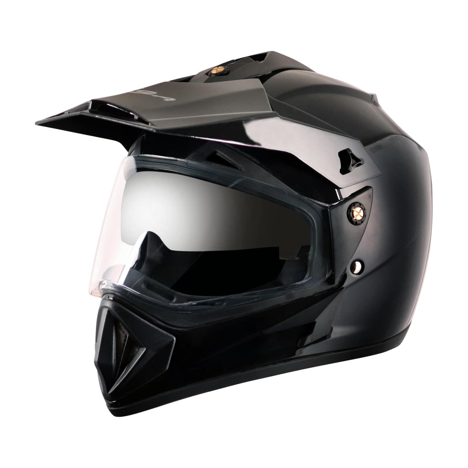 VEGA Off Road D/V Motorbike Helmet (Black)