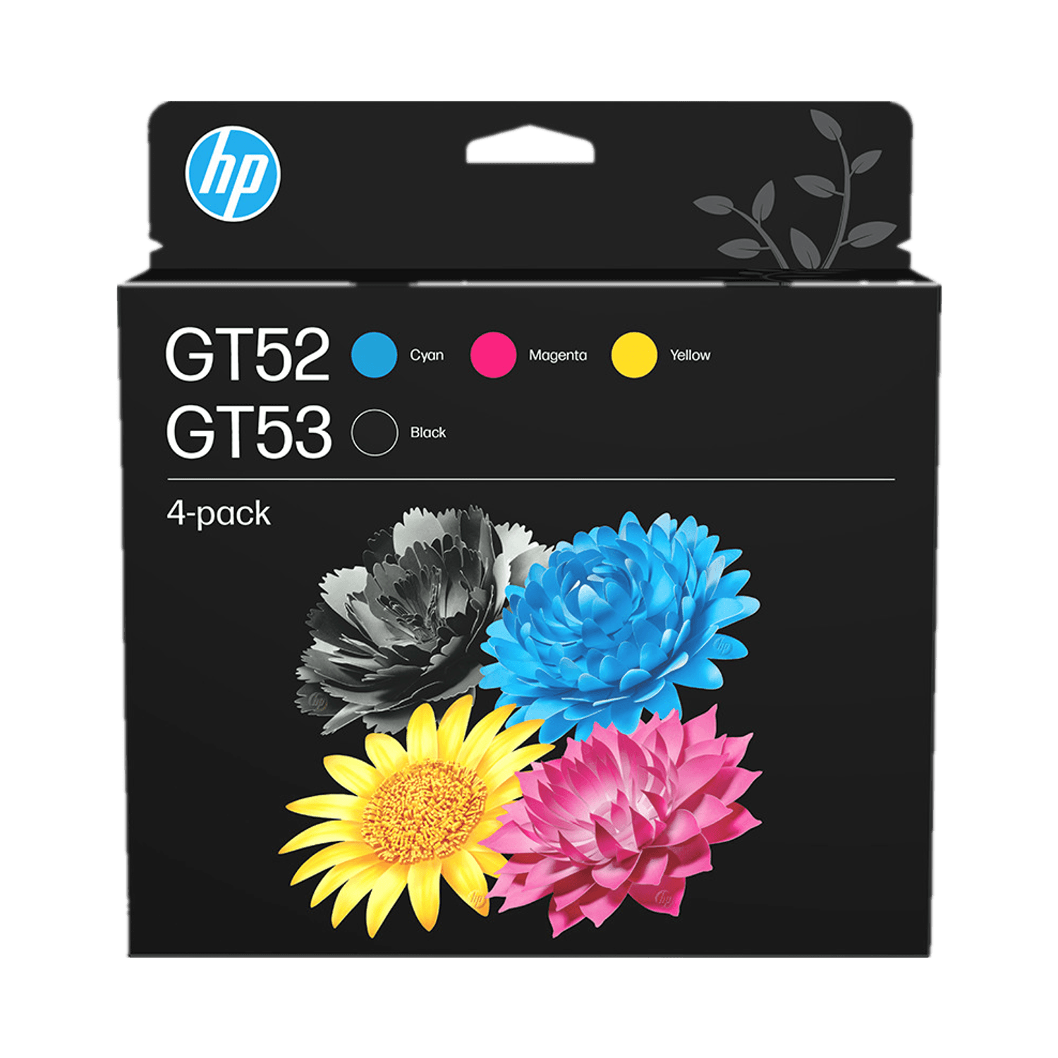HP GT Black + Tri Color Combo Pack Ink Bottle