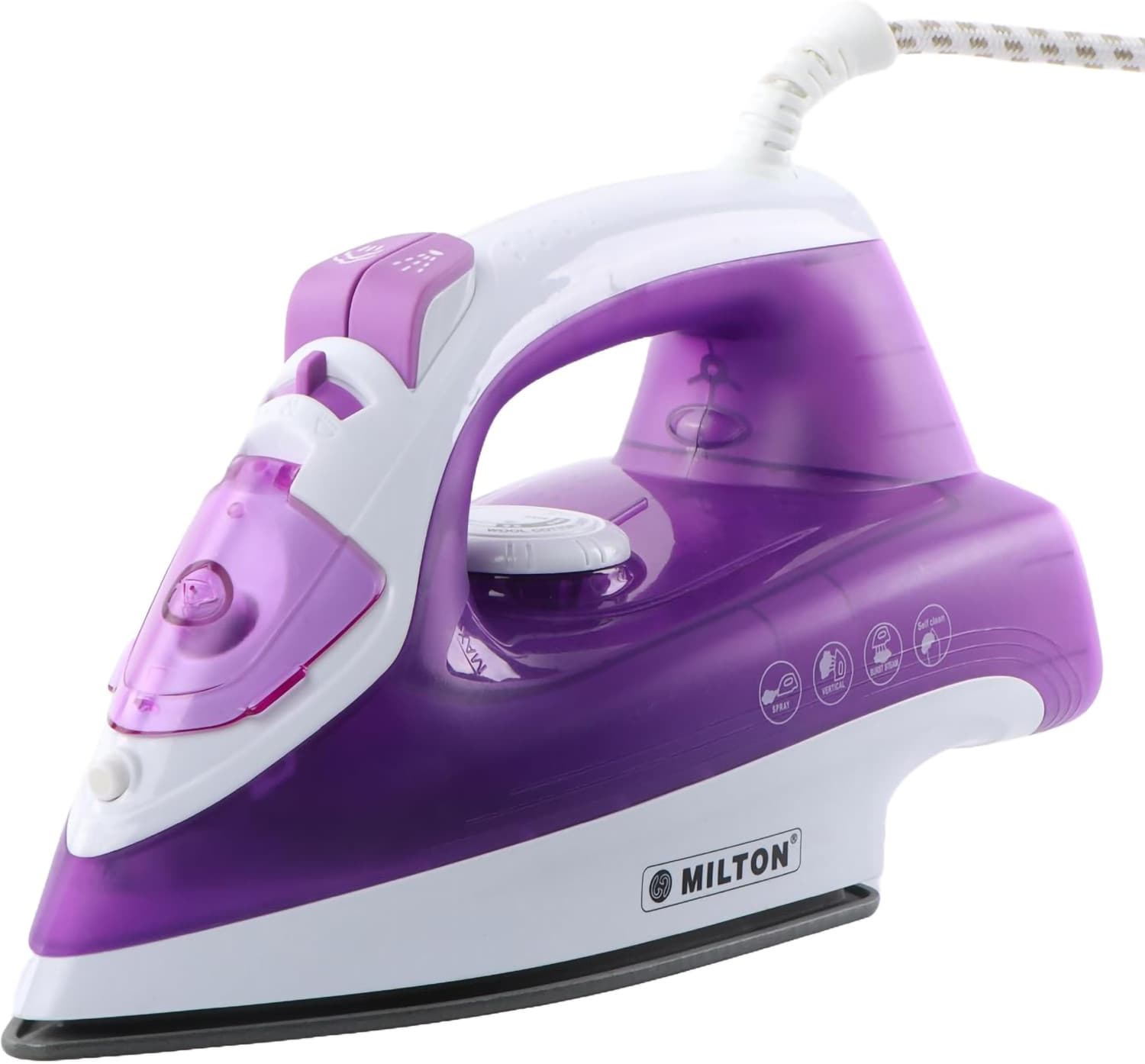 MILTON Supreme DX Steam Iron, Teflon Non-Stick Coating ...