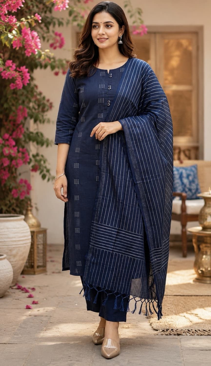 Maharaja textile Women Solid A-line Kurta