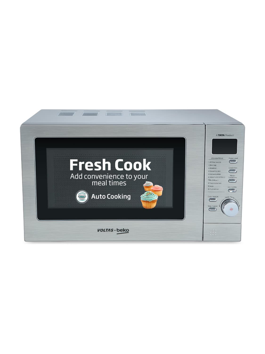 Voltas Beko 20 L Convection Microwave Oven (MC20SD, Silver)