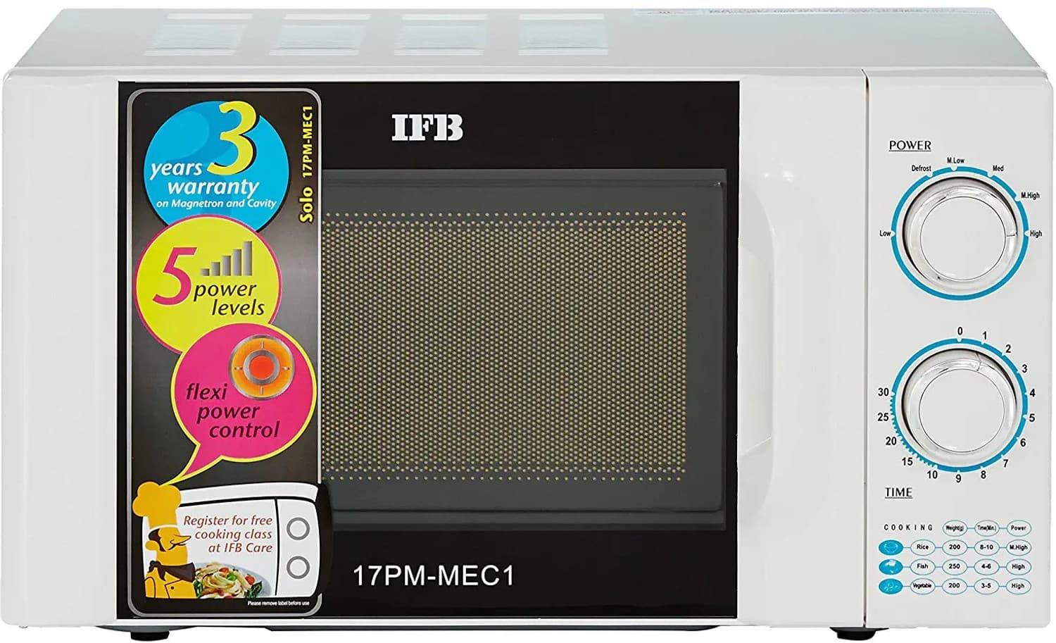 IFB 17 L Solo Microwave Oven (17PMMEC1, White)