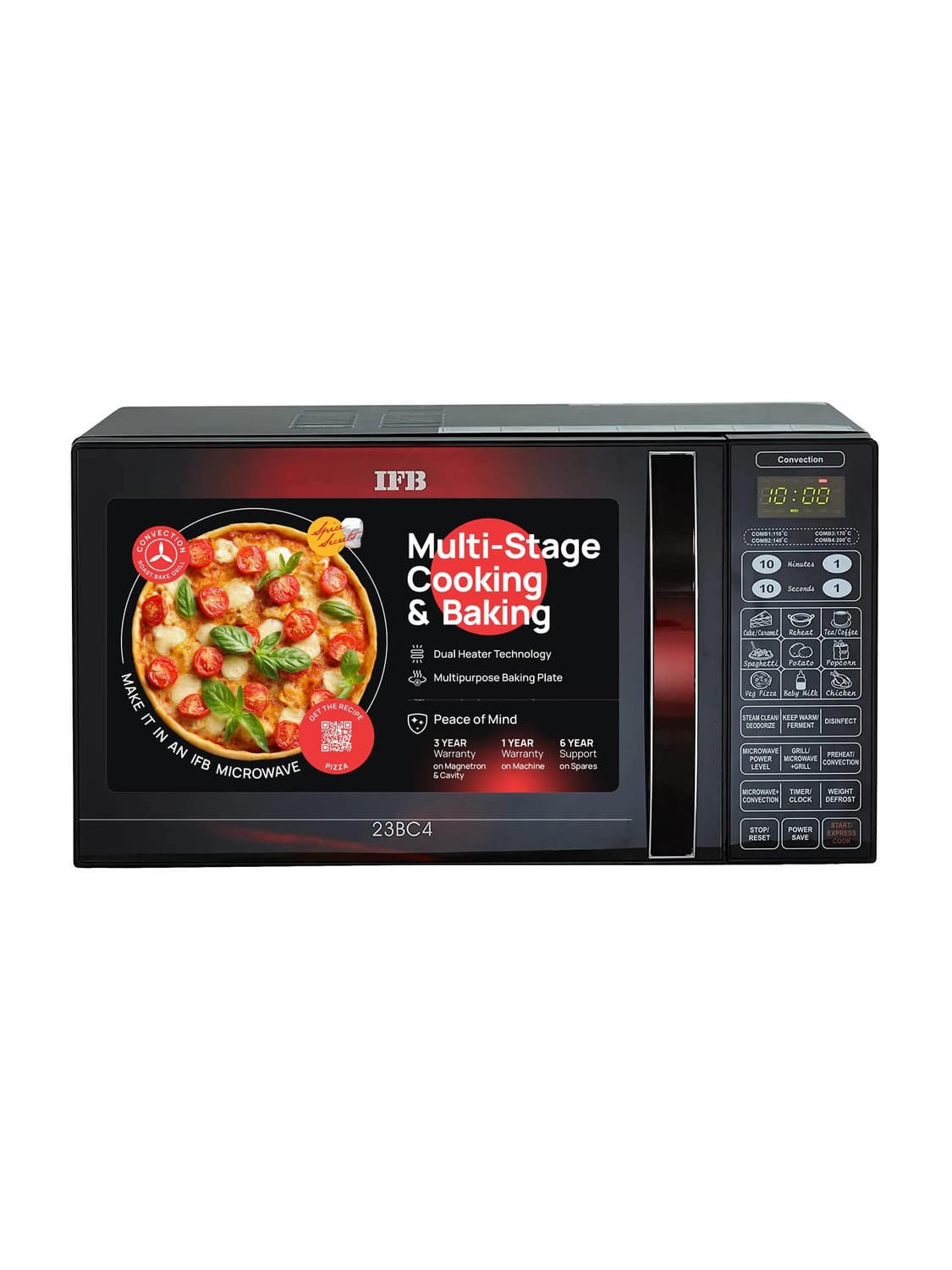 IFB 23 L Convection Microwave Oven (23BC4, Black)