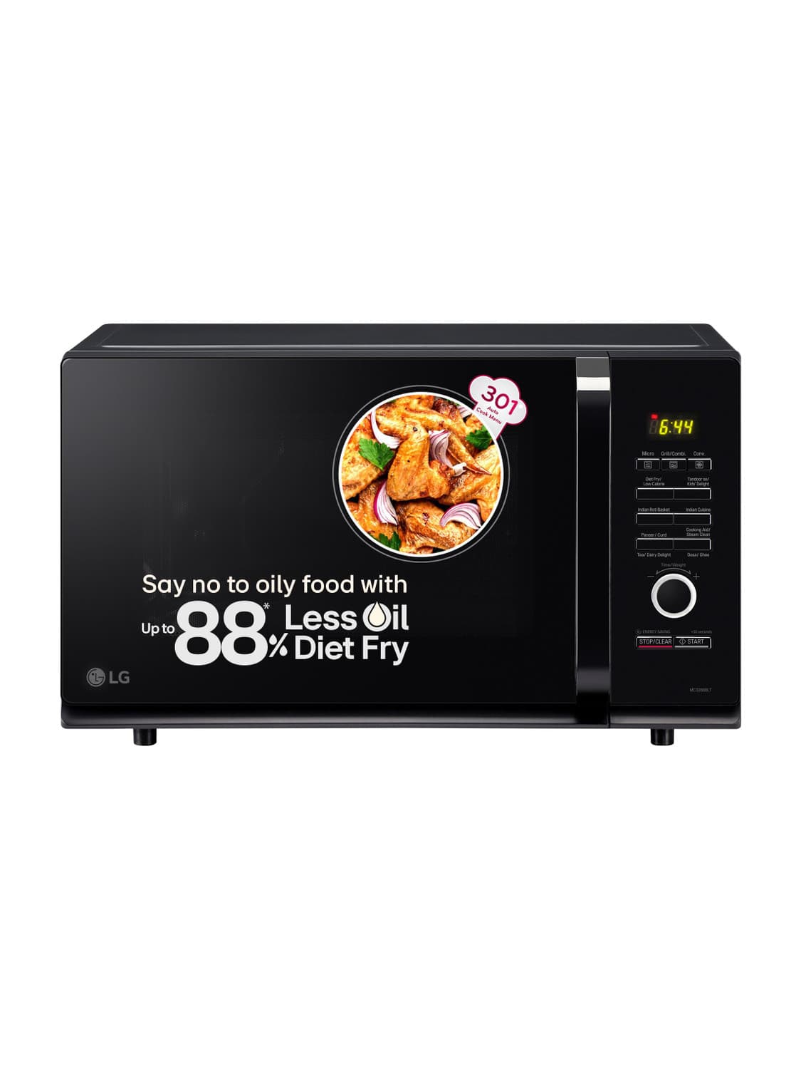 LG 32 L Convection Microwave Oven (MC3286BLT, Black)