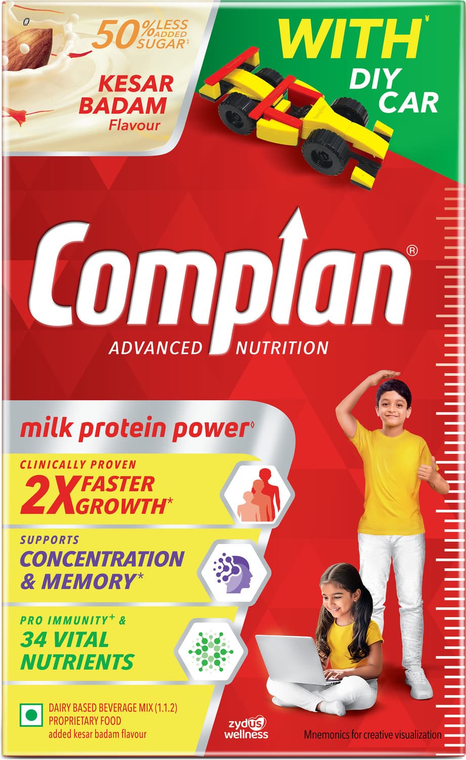 complan nutrition drink powder children kesar badam flavour refill pack diy car