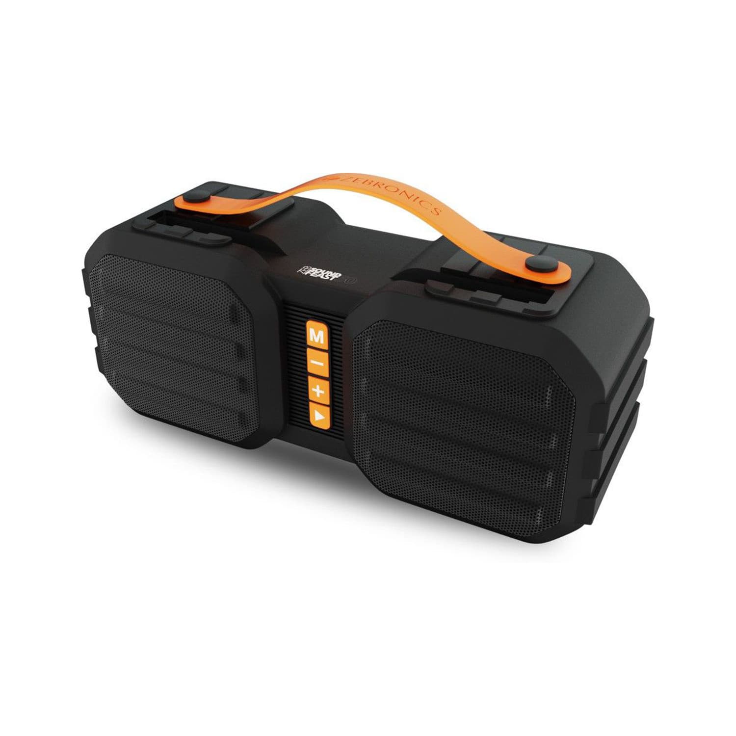 ZEBRONICS Sound Feast 50 14 W Bluetooth Speaker (Black, Orange, Mono Channel)