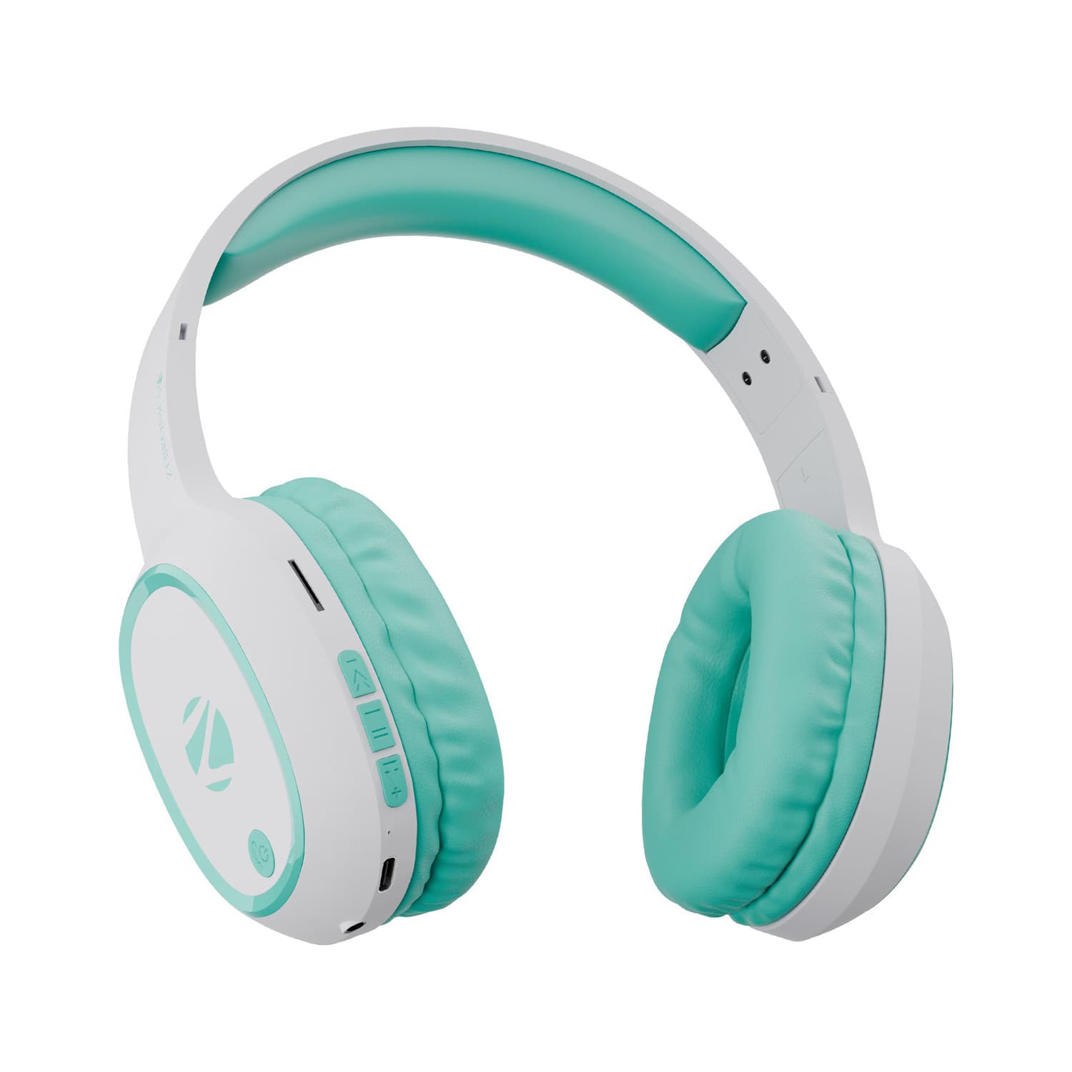 ZEBRONICS Zeb - Thunder Wired, Bluetooth Headset (Sea Green, On the Ear)