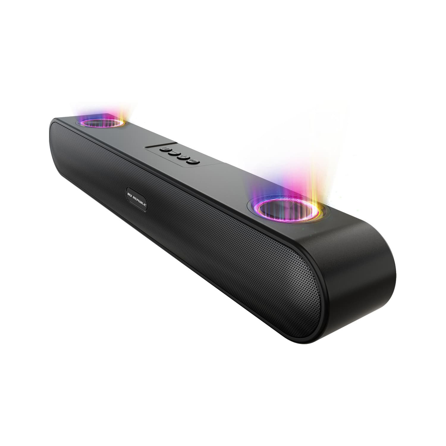 Nu Republic Party Box 16 With X-Bass®Technology, Upto 10 Hrs Playtime, Multiple RGB Modes, 16 W Bluetooth Soundbar
