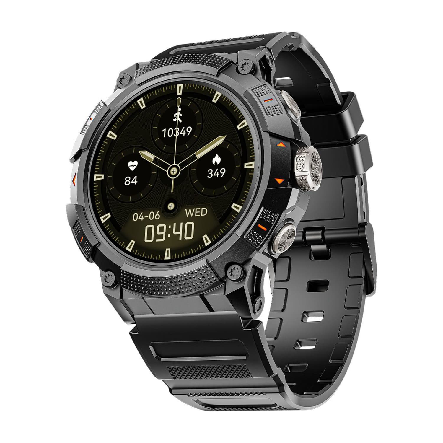 boAt Lunar Atlas,GPS Tracking,1.39" Display,Rugged Body,Functional Crown Smartwatch