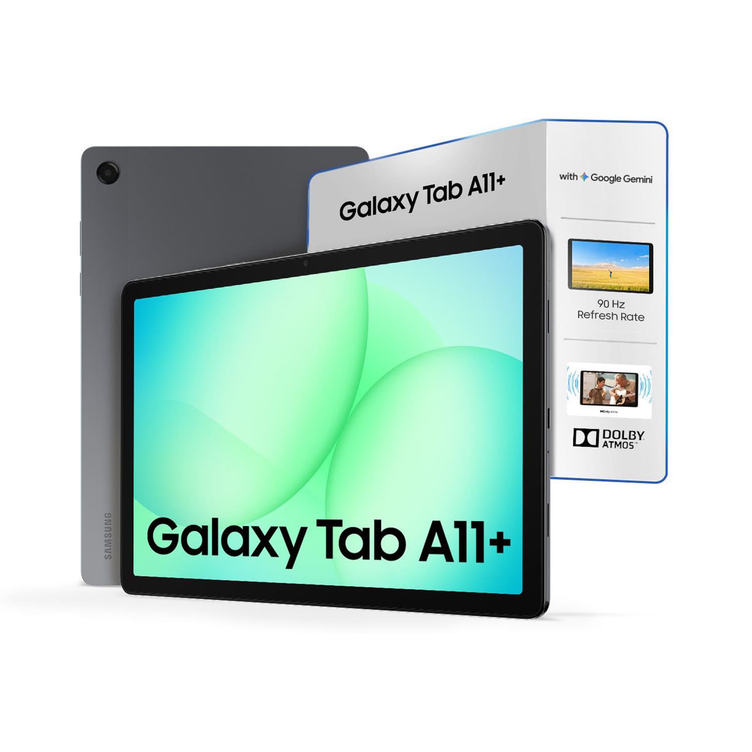 Samsung Galaxy Tab A11+ 6 GB RAM 128 GB ROM 11 inch with Wi-Fi+5G Gaming Tablet (Gray)