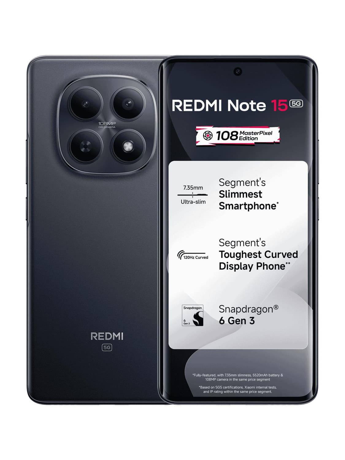 REDMI Note 15 5G (Black, 128 GB)