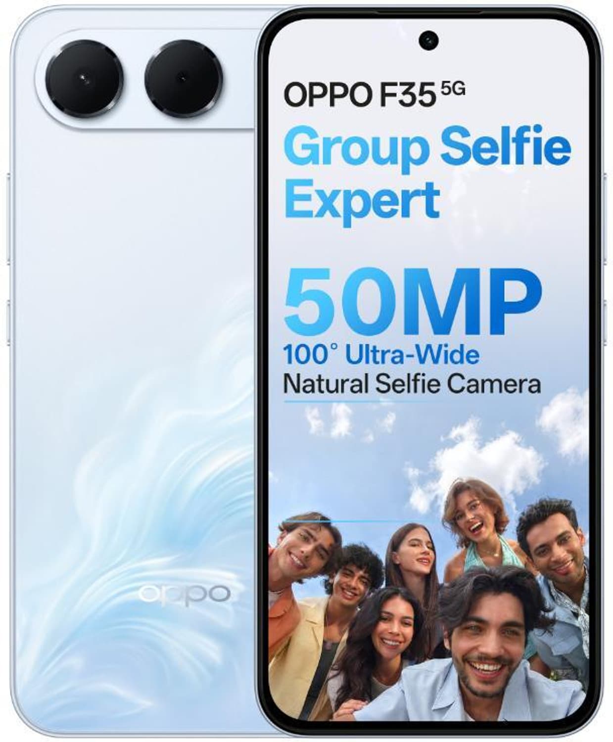 oppo f35 5g wave blue 128 gb