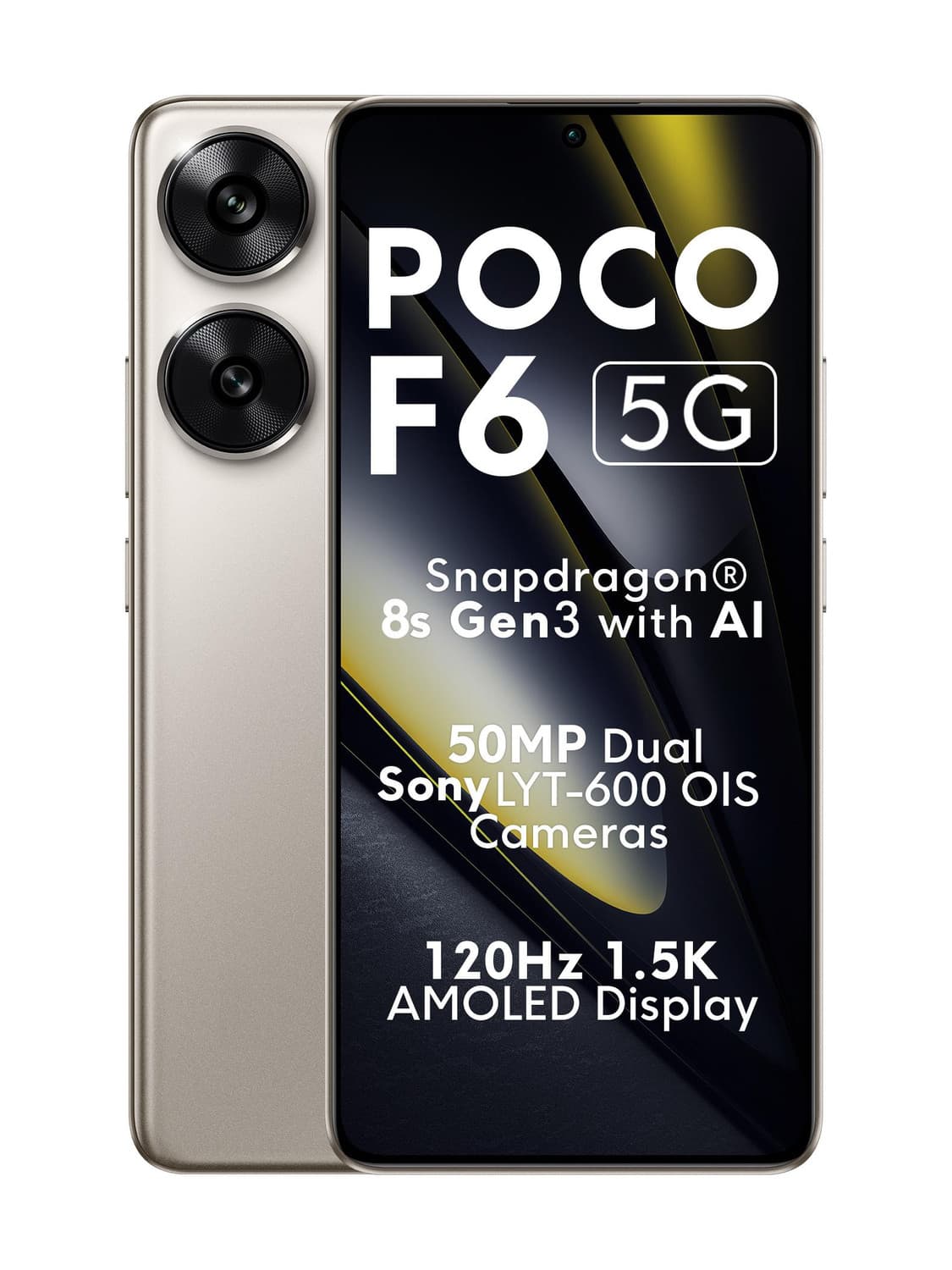 POCO F6 5G (Titanium, 256 GB)