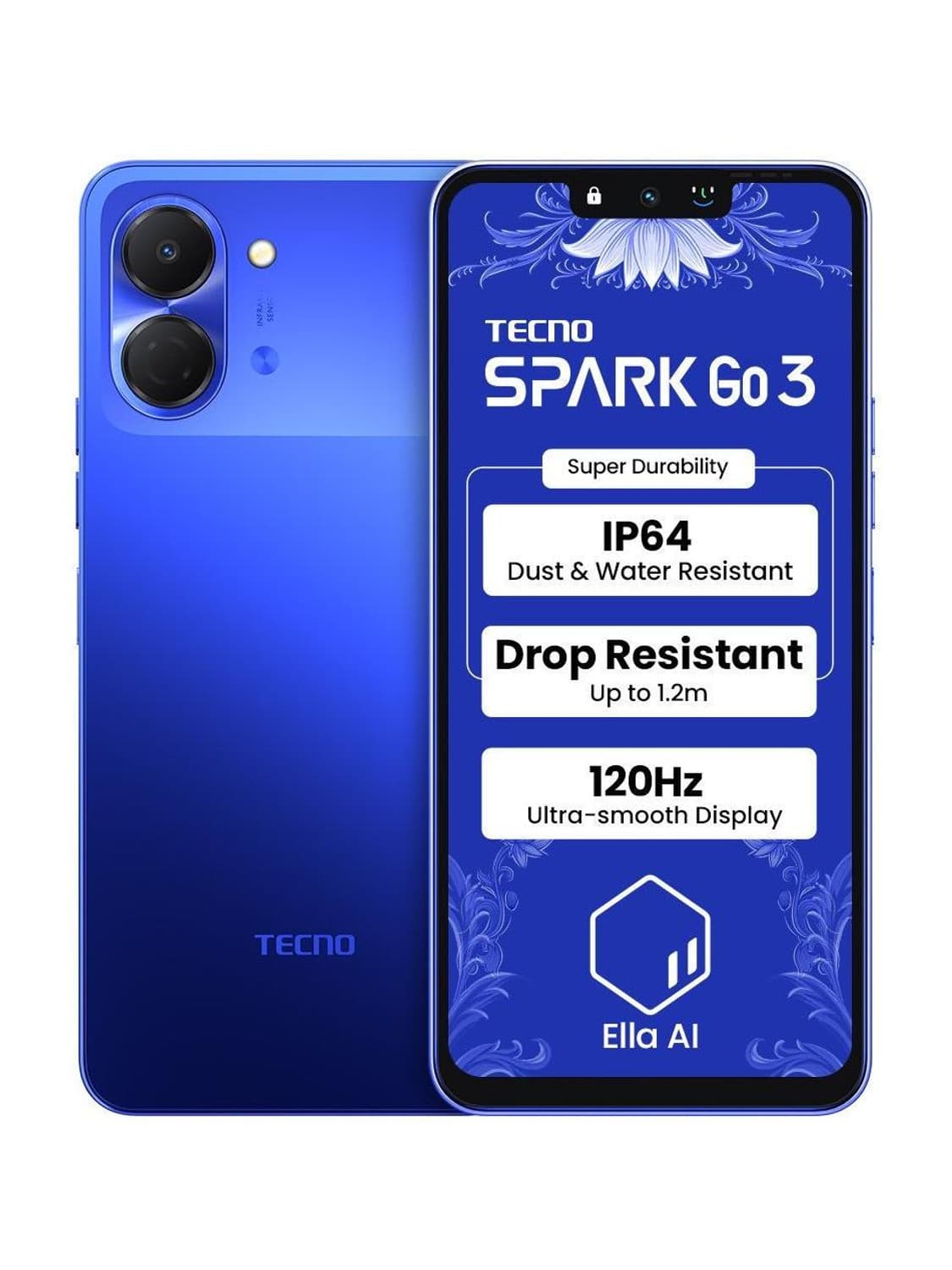 Tecno Spark Go 3 (Galaxy Blue, 64 GB)