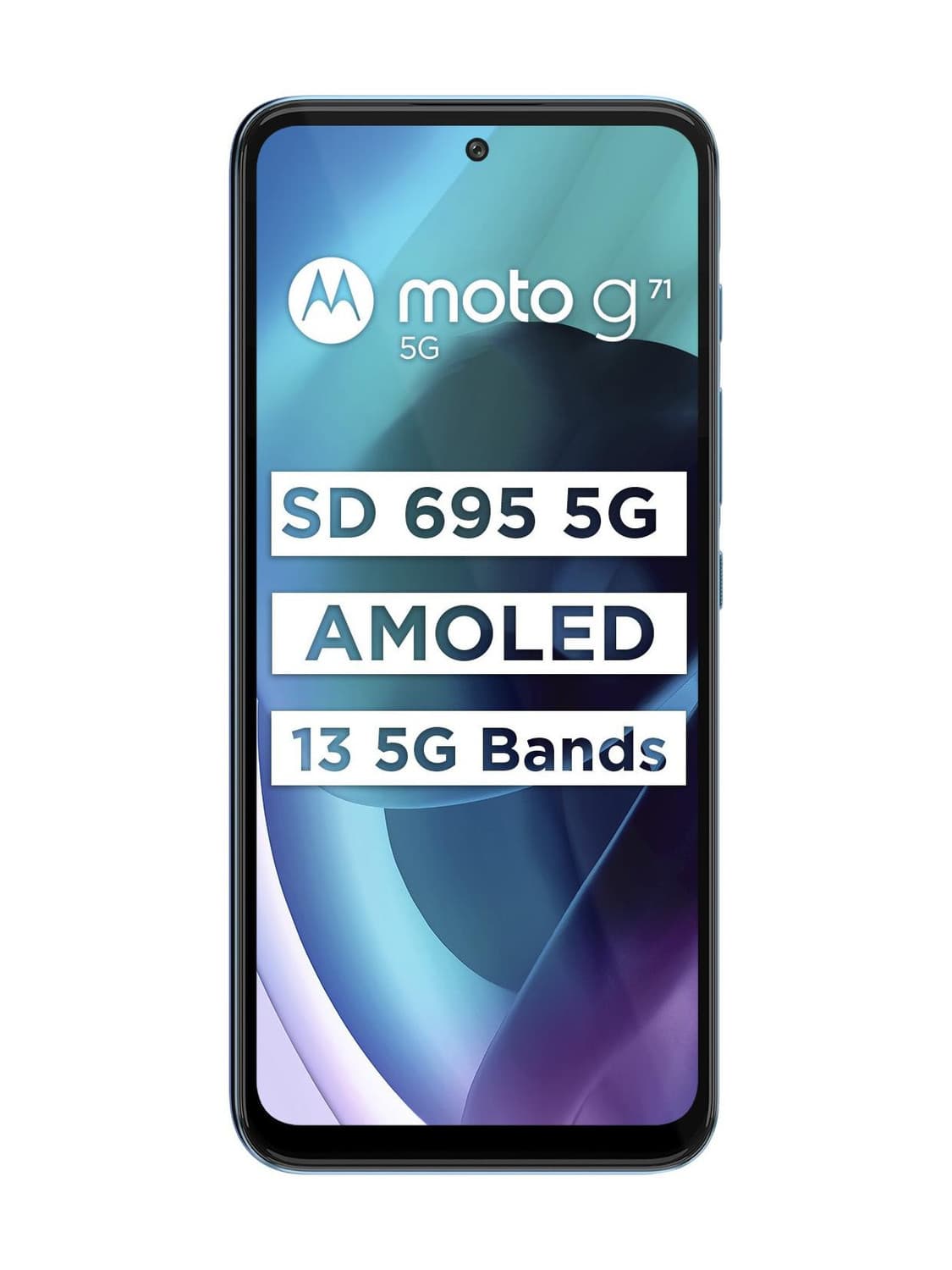 Moto G71 5G (Arctic Blue, 128 GB) (6 GB RAM)