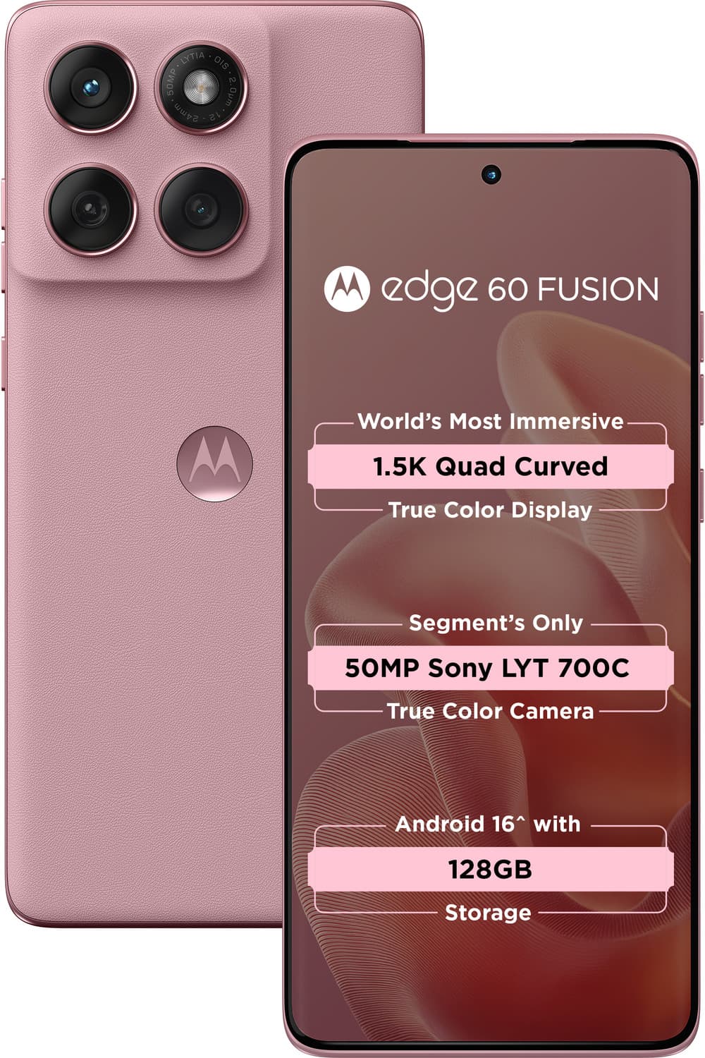 MOTOROLA Edge 60 Fusion (PANTONE Zephyr, 128 GB)