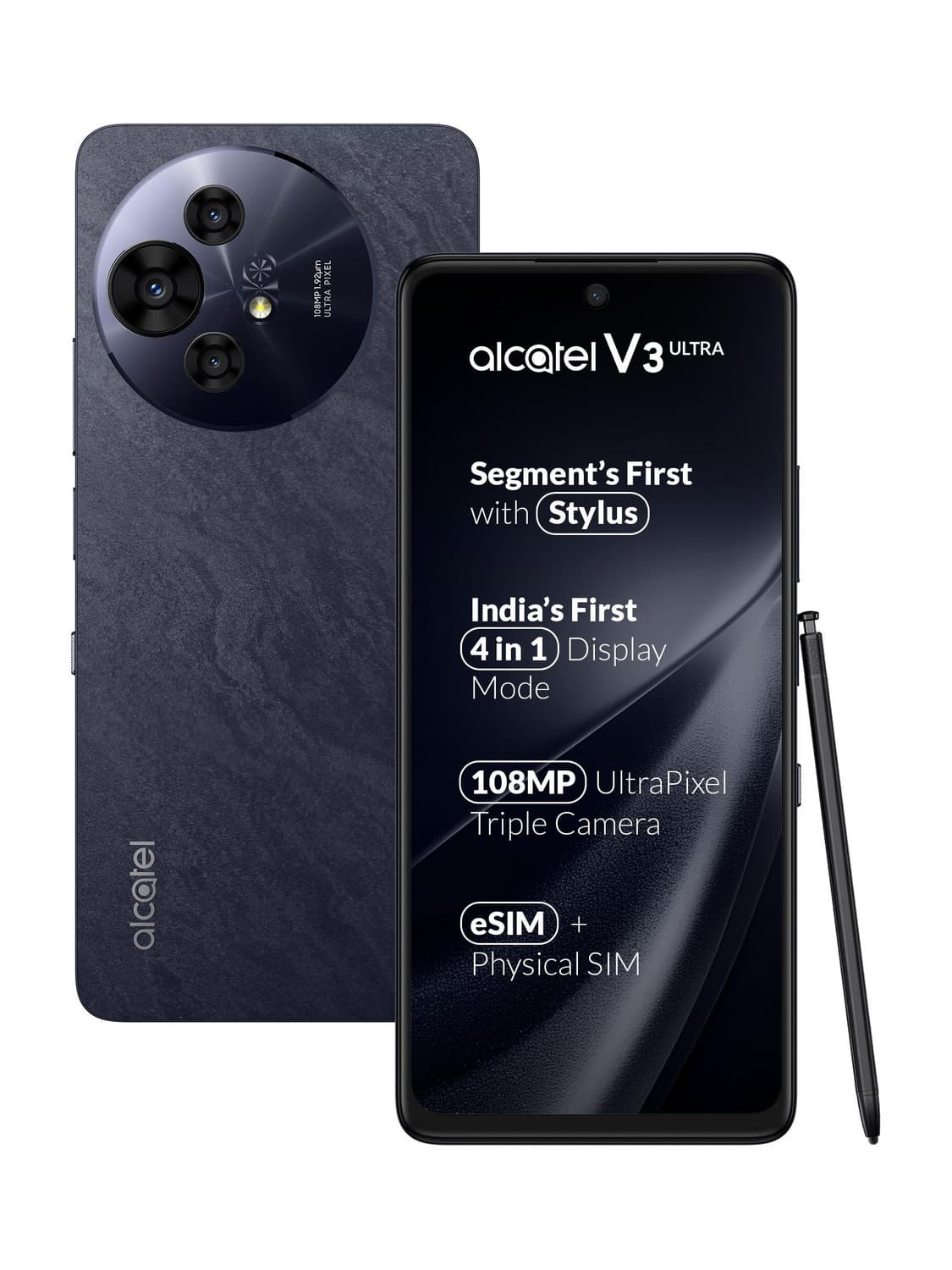 Alcatel V3 Ultra 5G (Ocean Grey, 128 GB)