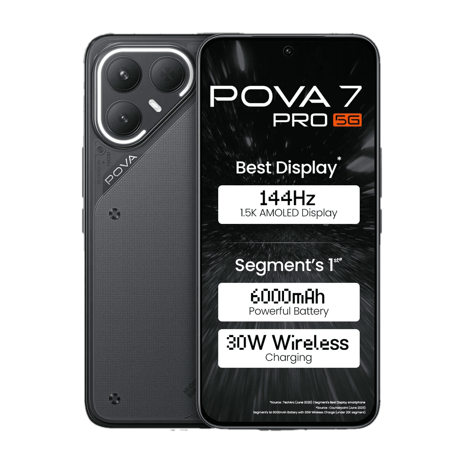 Tecno Pova 7 Pro 5G (Geek Black, 256 GB)