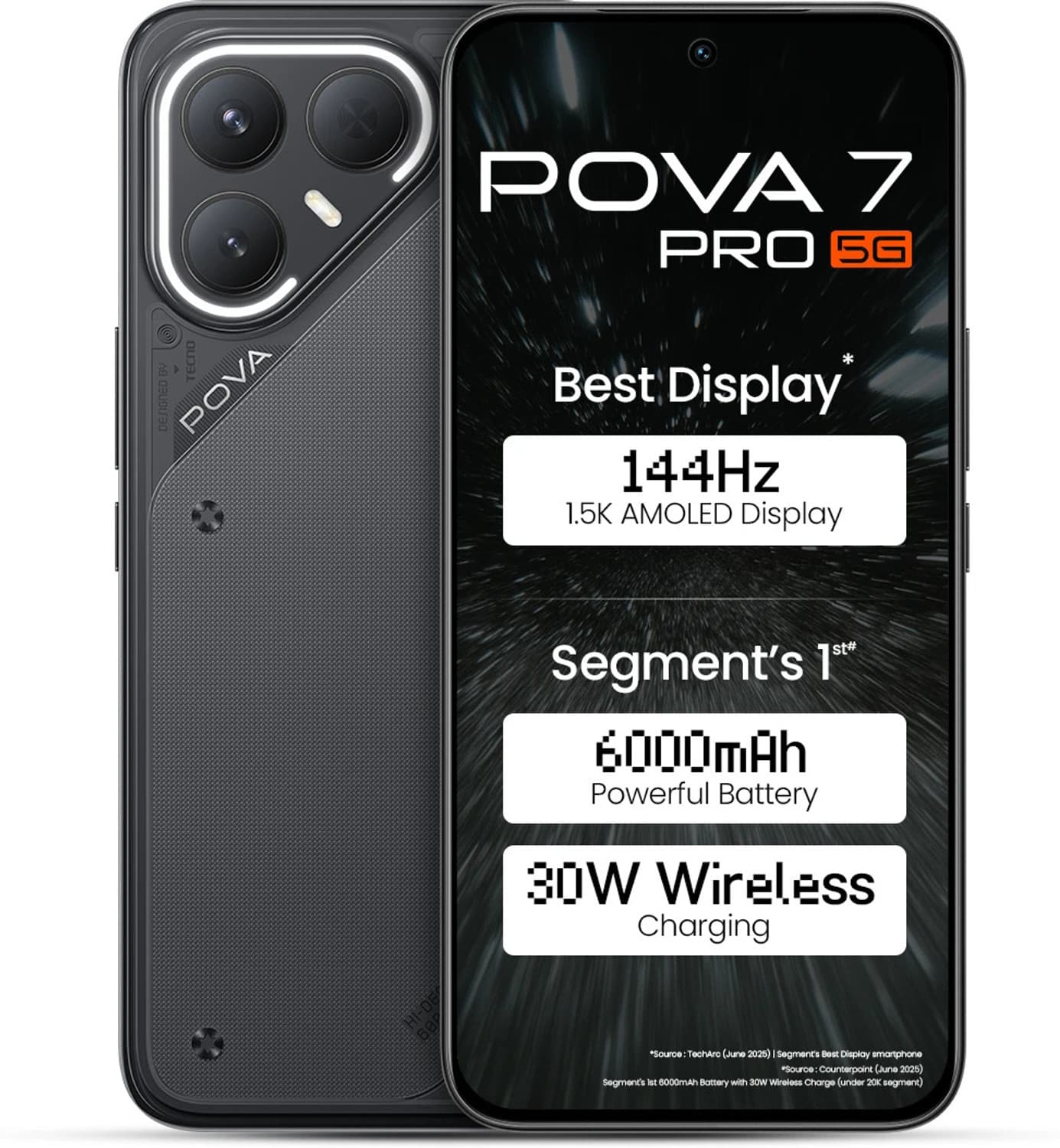 Tecno Pova 7 Pro 5G (Geek Black, 256 GB)