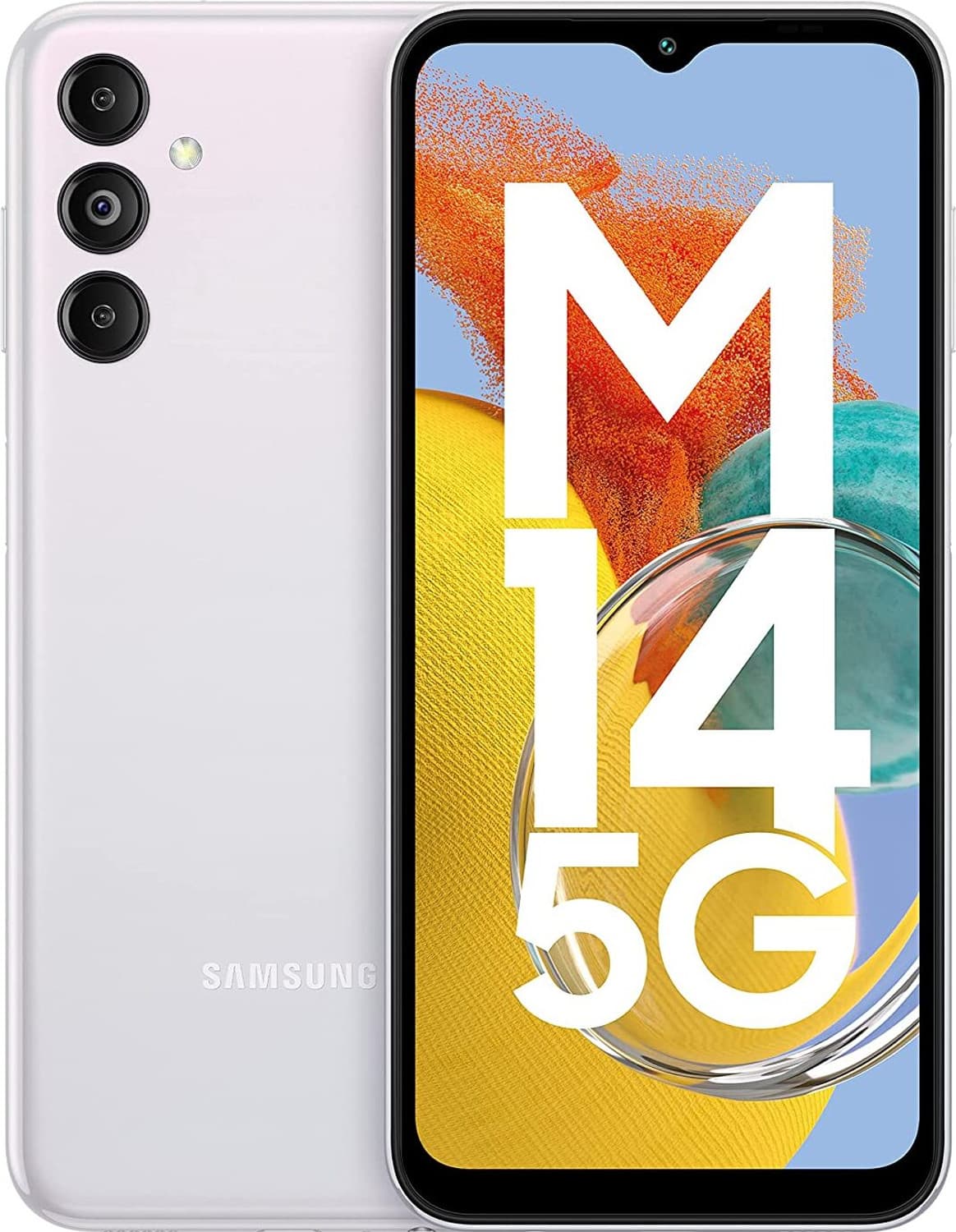 SAMSUNG Galaxy M14 5G (Icy Silver, 128 GB)
