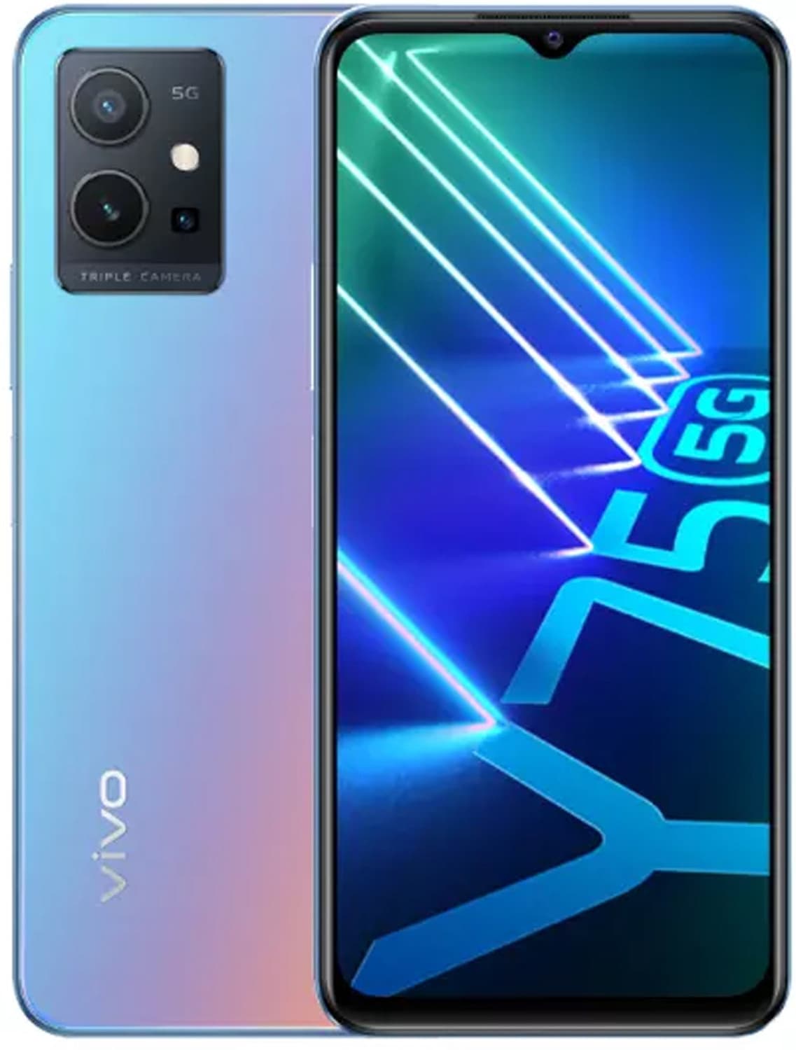 vivo Y75 5G (Glowing Galaxy, 128 GB)