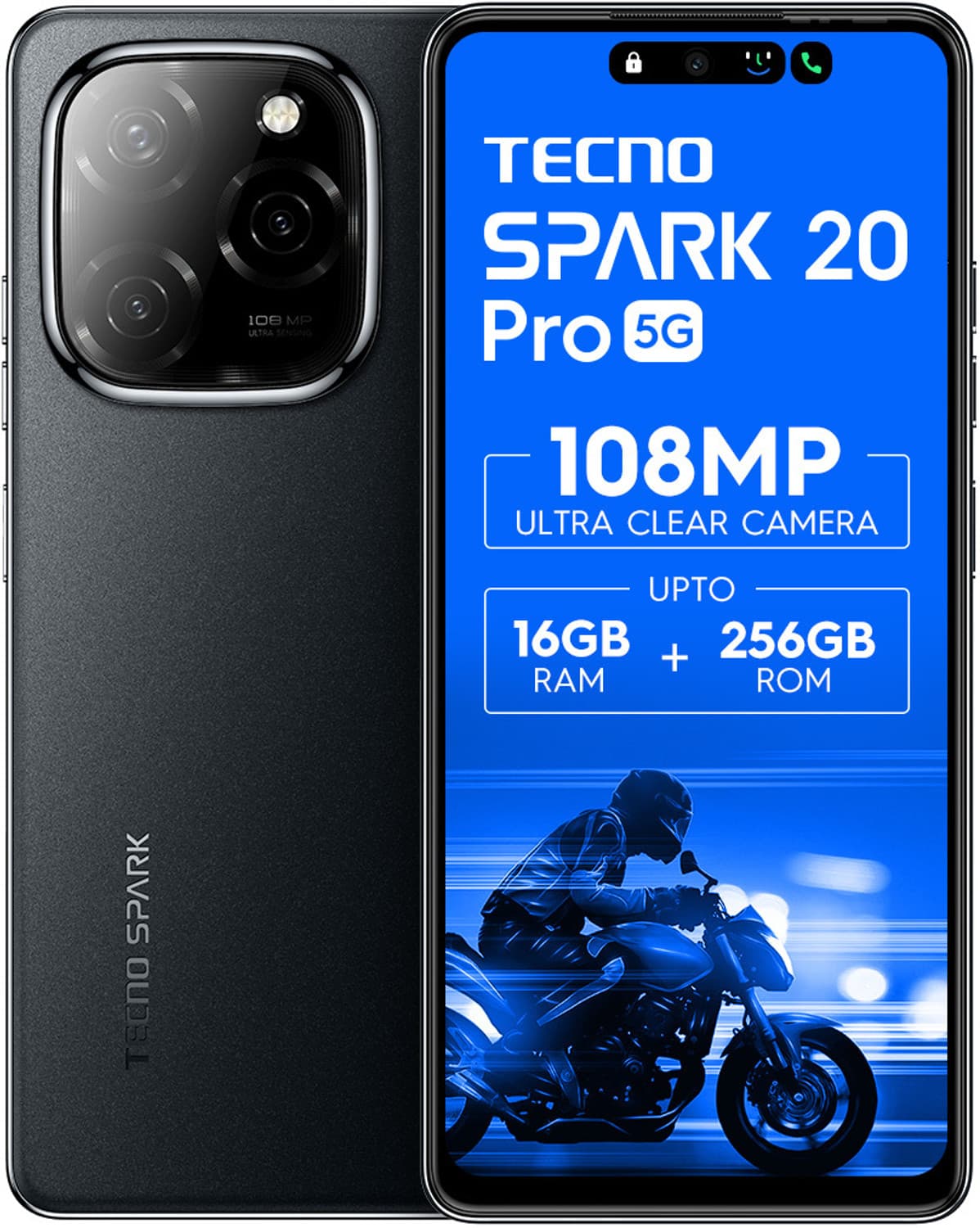 Tecno Spark 20 Pro 5G (Startrail Black, 128 GB)