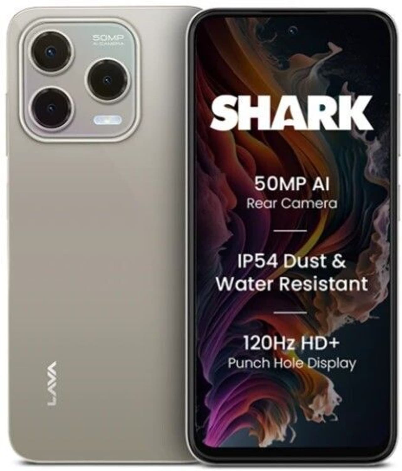 LAVA Shark (Titanium Gold, 64 GB)