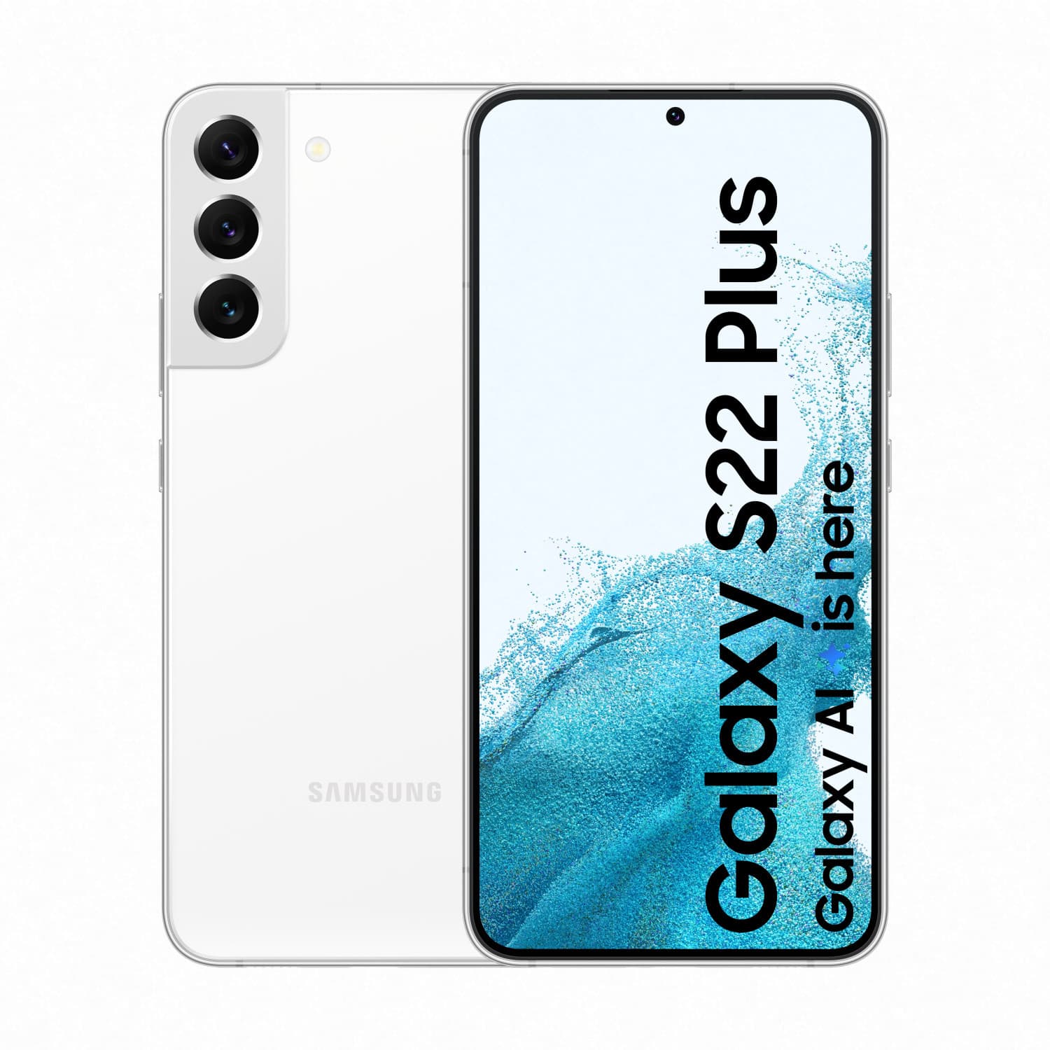 SAMSUNG Galaxy S22 Plus 5G (Phantom White, 128 GB)