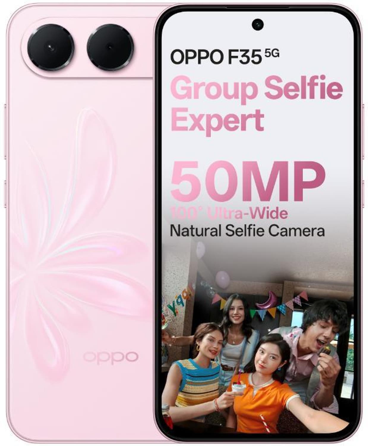 oppo f35 5g mist pink 128 gb