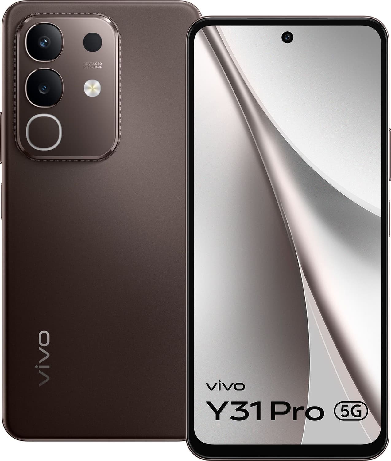 vivo Y31 Pro 5G (Mocha Brown, 128 GB)