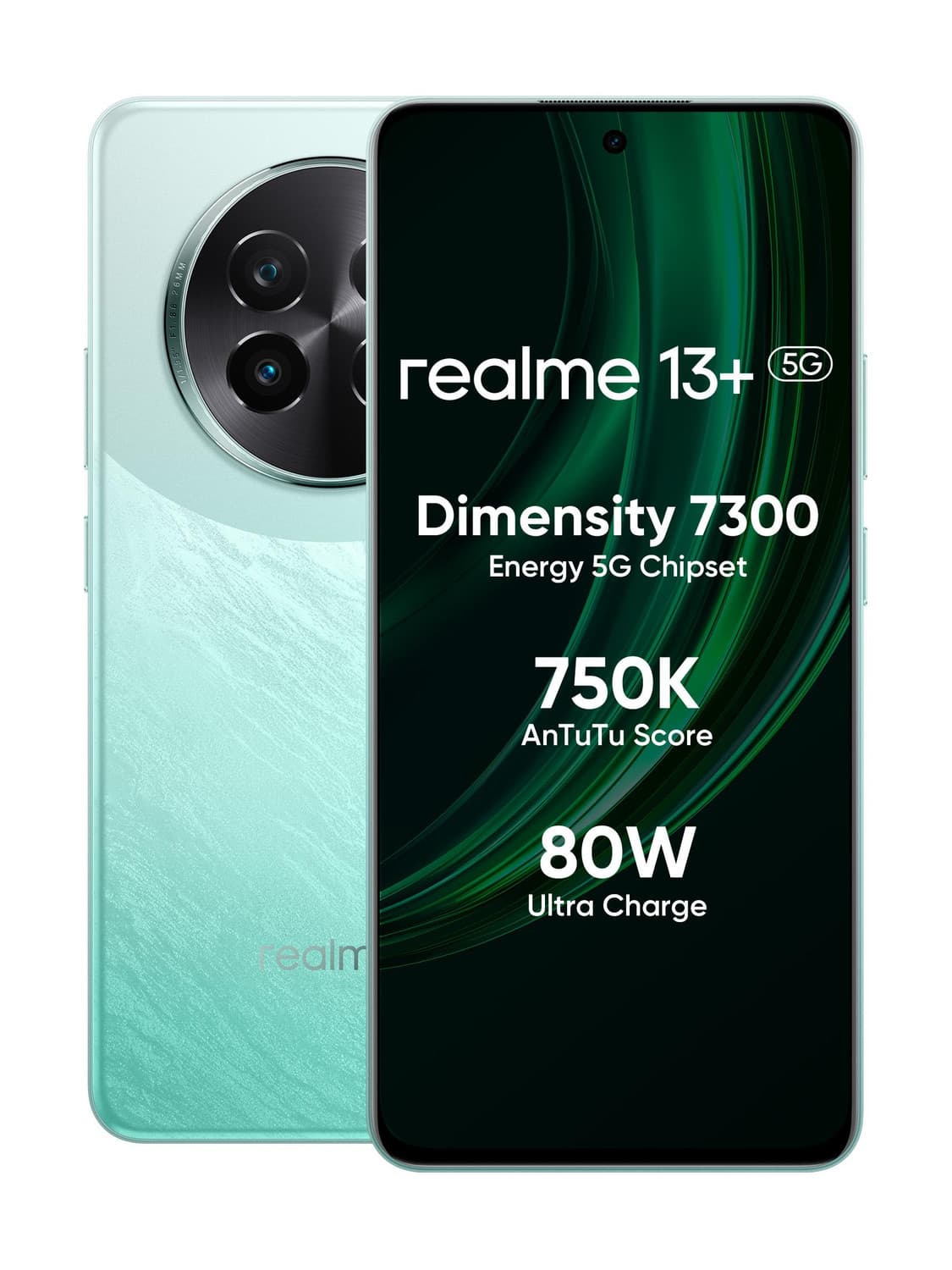 realme 13+ 5G (Speed Green, 128 GB)