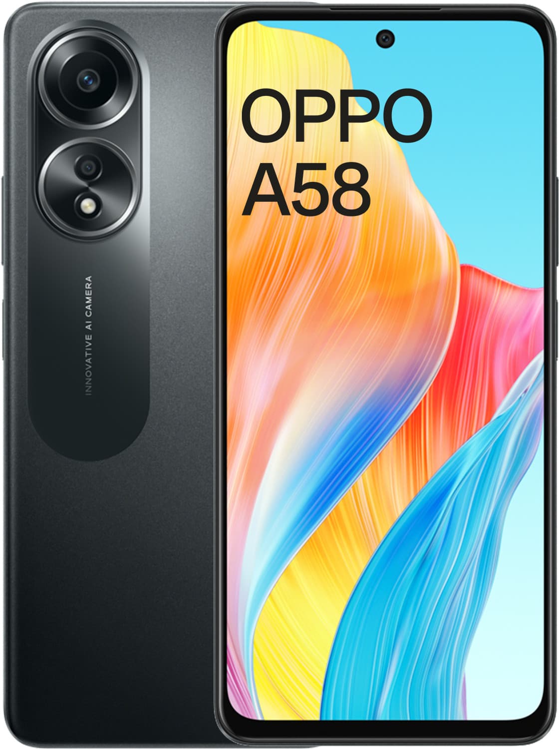 OPPO A58 (Black, 128 GB)