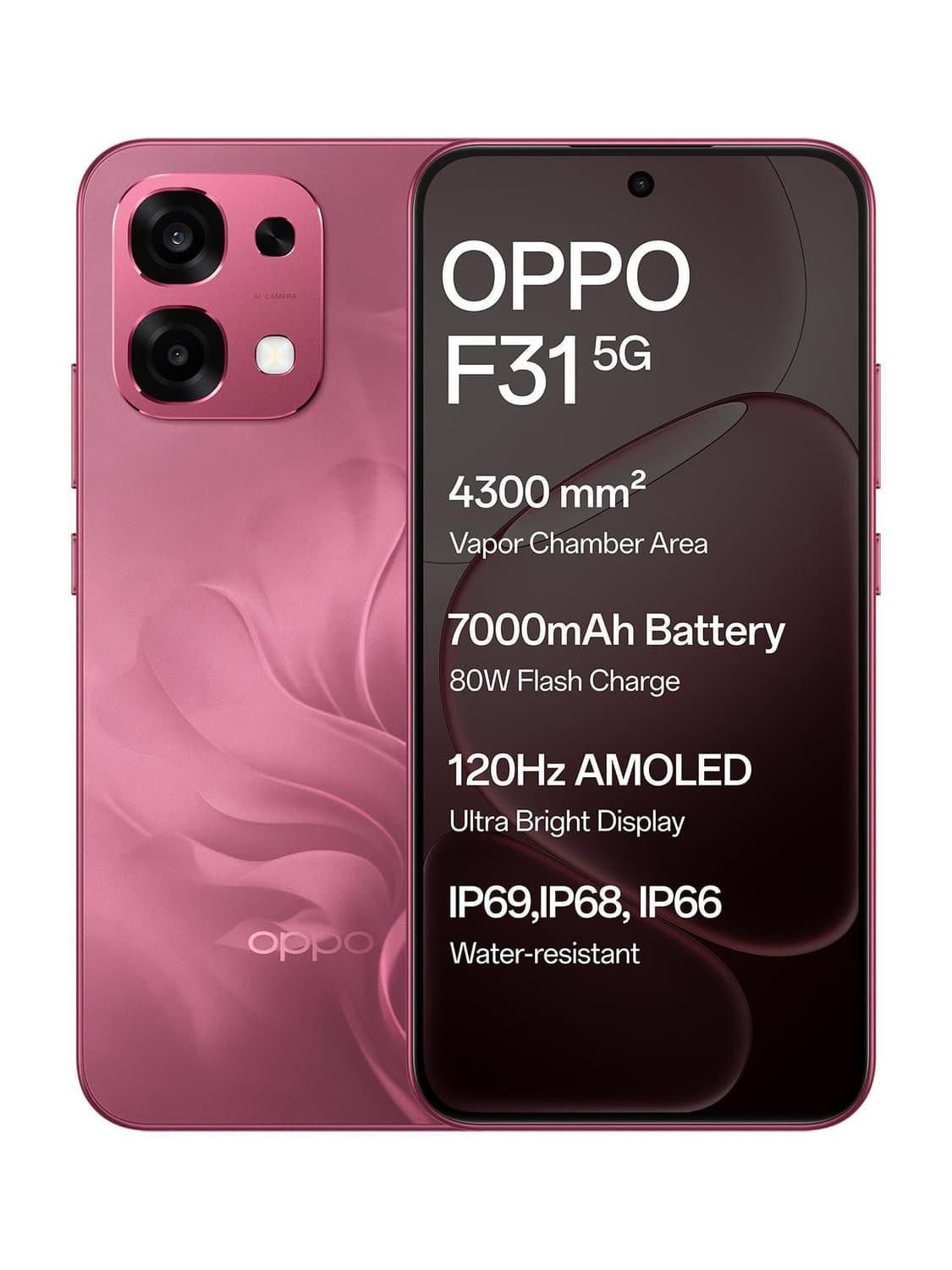 OPPO F31 5G (Bloom Red, 256 GB)