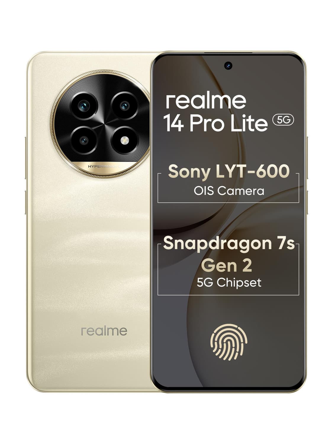 realme 14 Pro Lite 5G (Glass Gold, 128 GB)