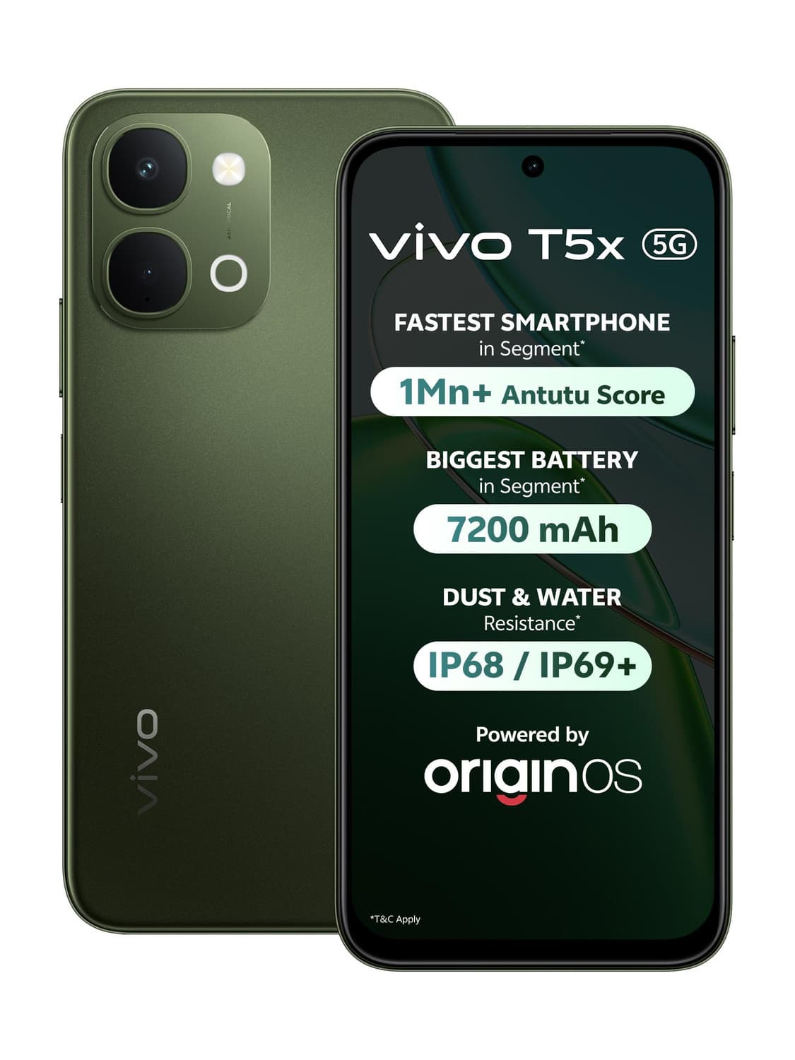 T5x 5G (Cyber Green, 128 GB) (6 GB RAM)