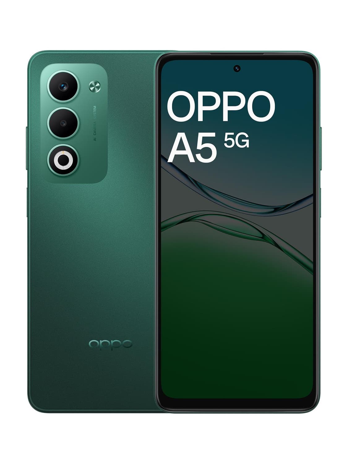 OPPO A5 5G (Aurora Green, 128 GB)