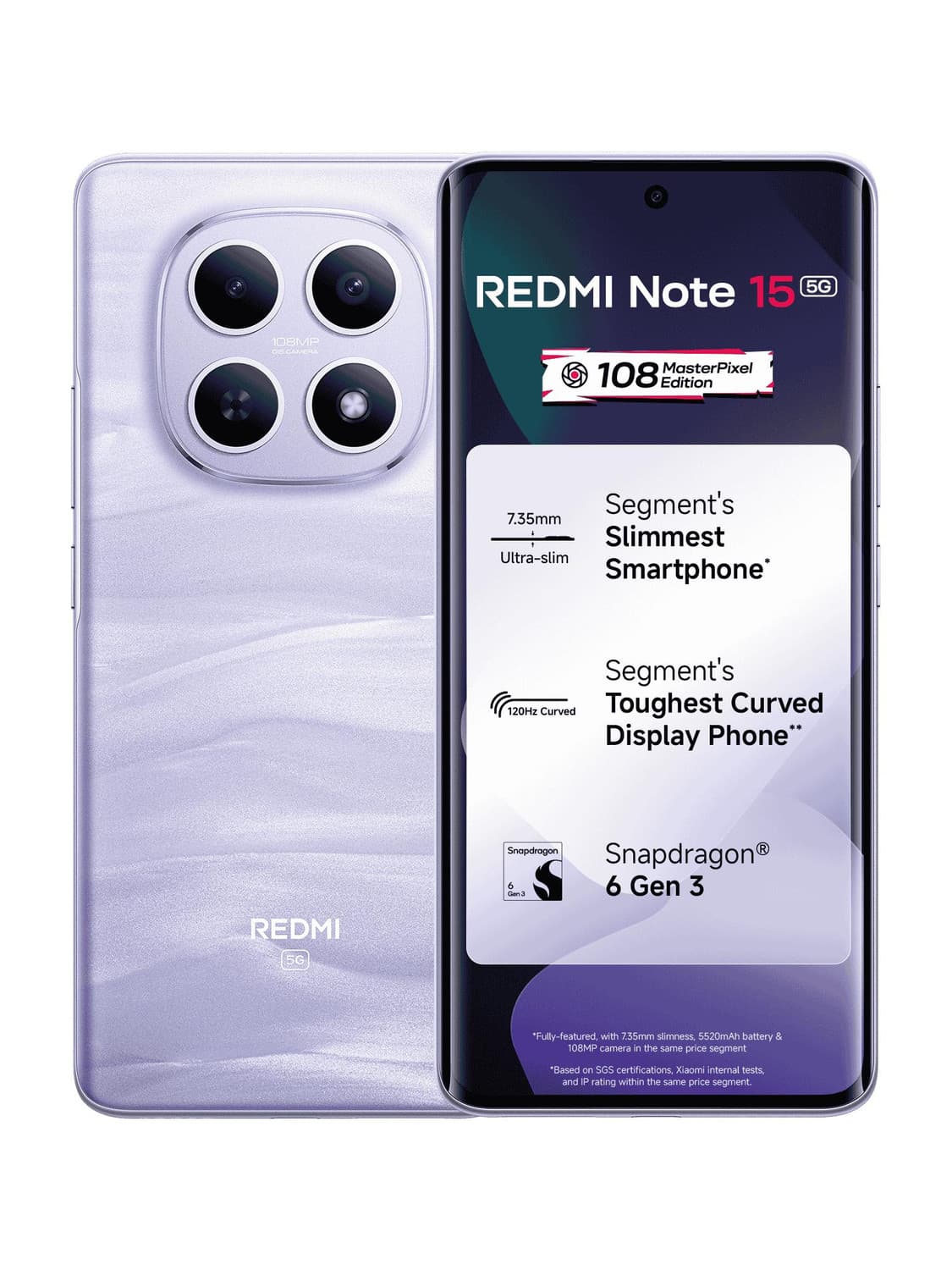 REDMI Note 15 5G (Mist Purple, 256 GB)