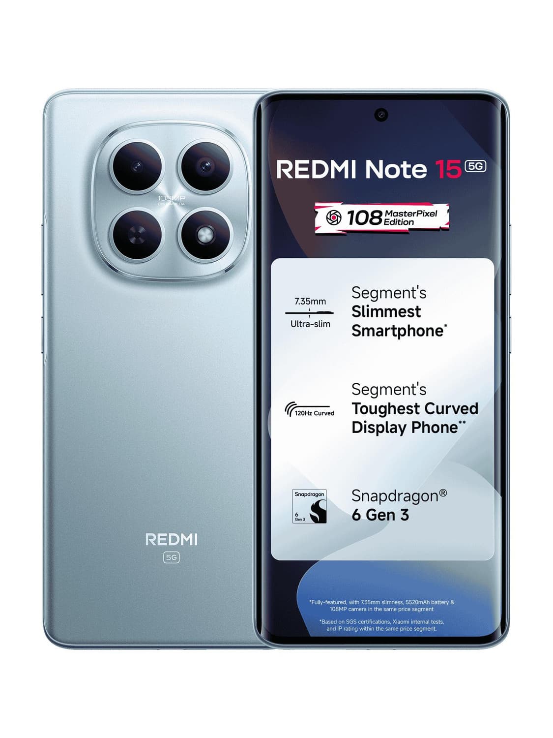 REDMI Note 15 5G (Glacier Blue, 256 GB)