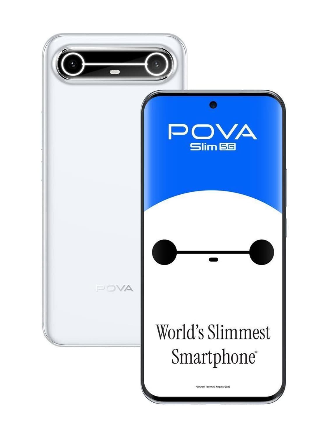 Tecno Pova Slim 5G (Slim White, 128 GB)