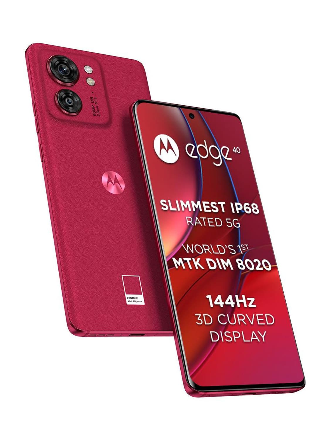 MOTOROLA Edge 40 (Viva Magenta, 256 GB)