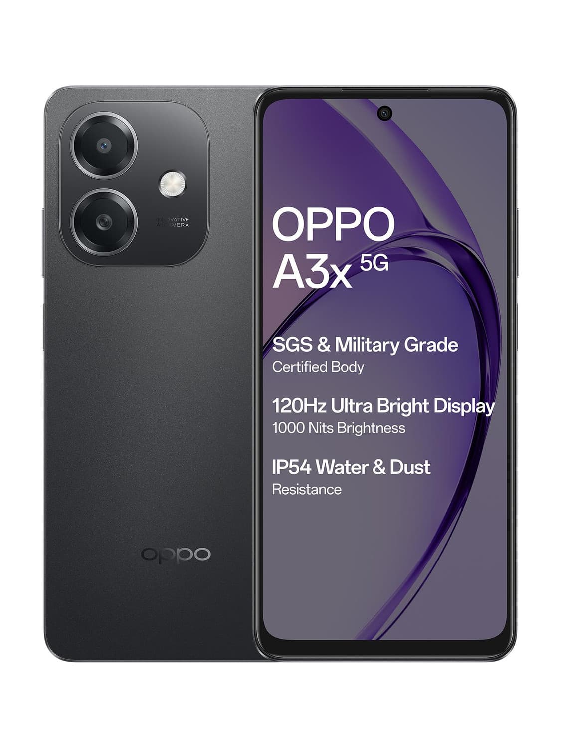 OPPO A3x 5G (Sparkle Black, 128 GB)