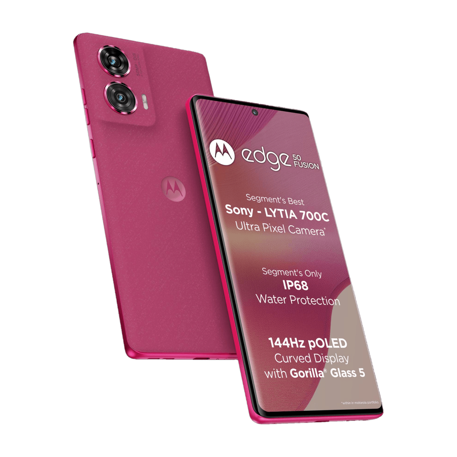 Motorola Edge 50 Fusion (Hot Pink, 256 GB)