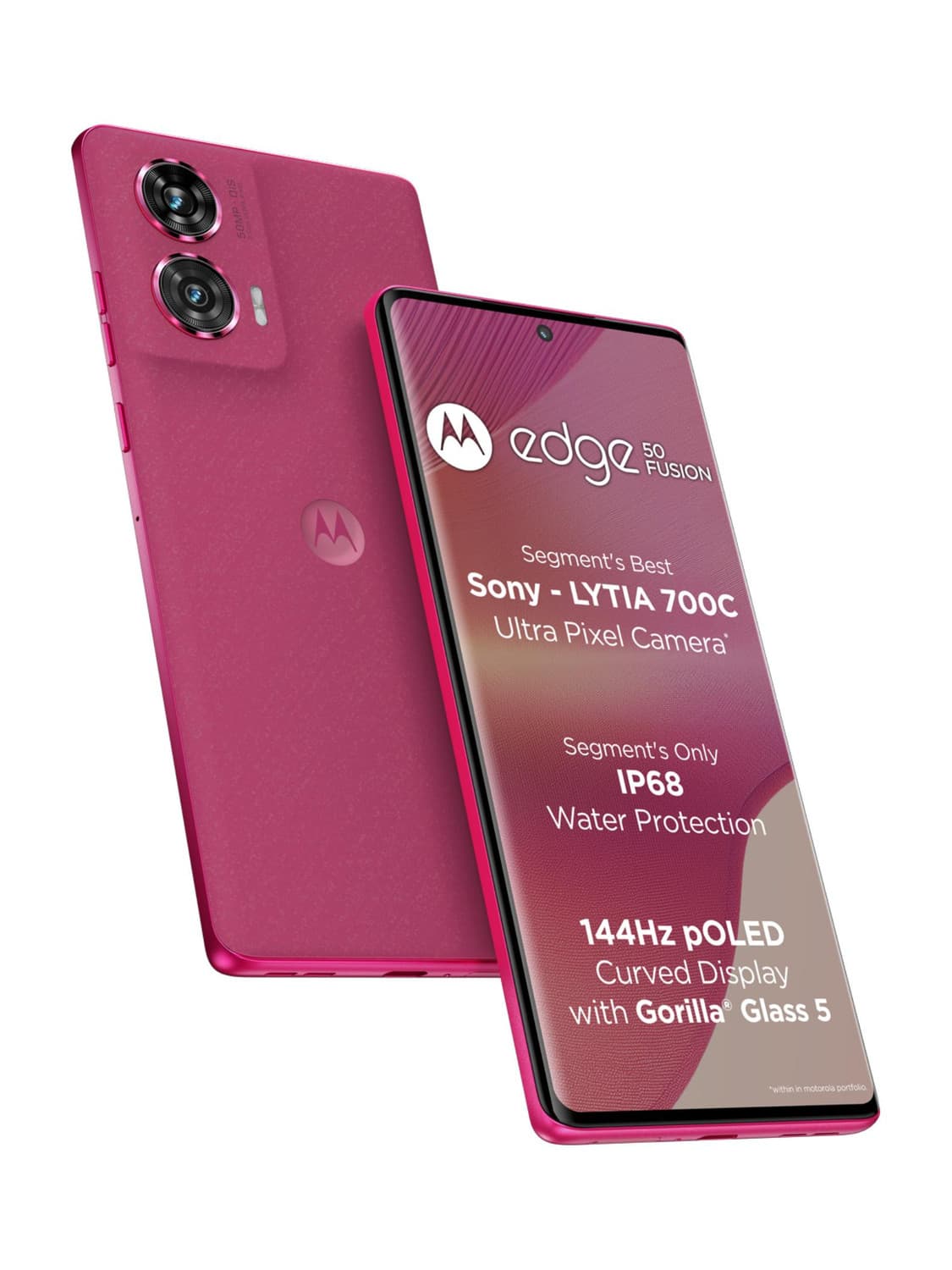 Motorola Edge 50 Fusion (Hot Pink, 128 GB)