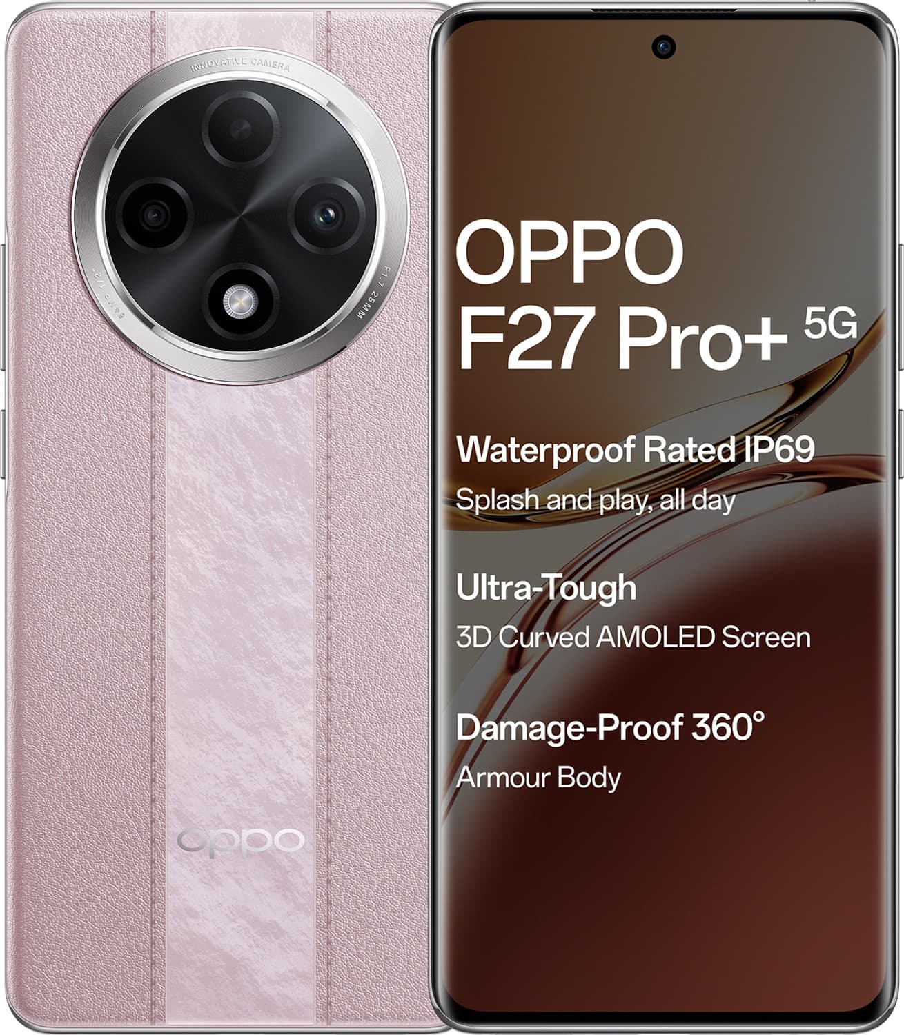 OPPO F27 Pro+ (Dusk Pink, 128 GB)