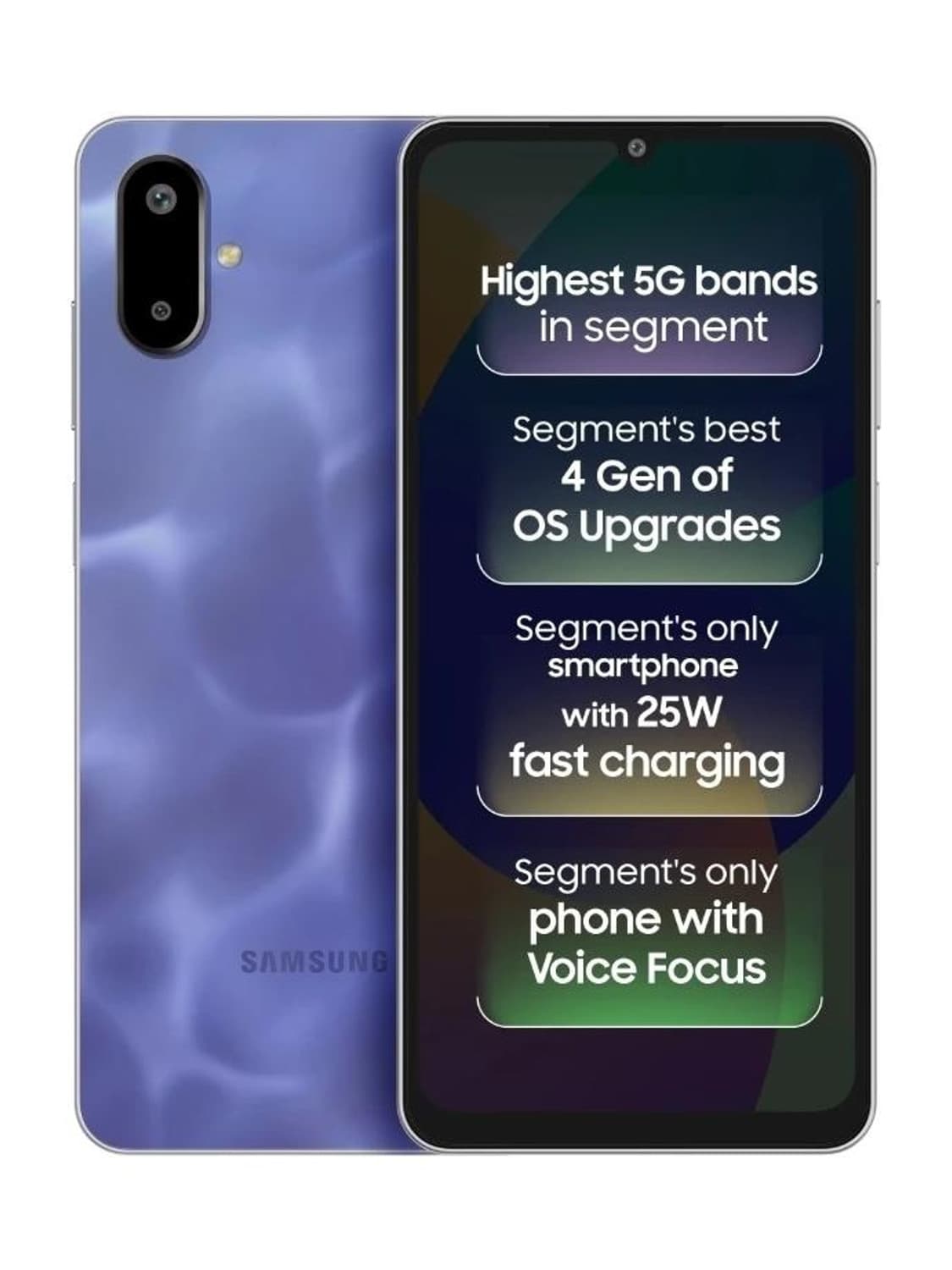 SAMSUNG Galaxy F06 5G (Lit Violet, 64 GB)