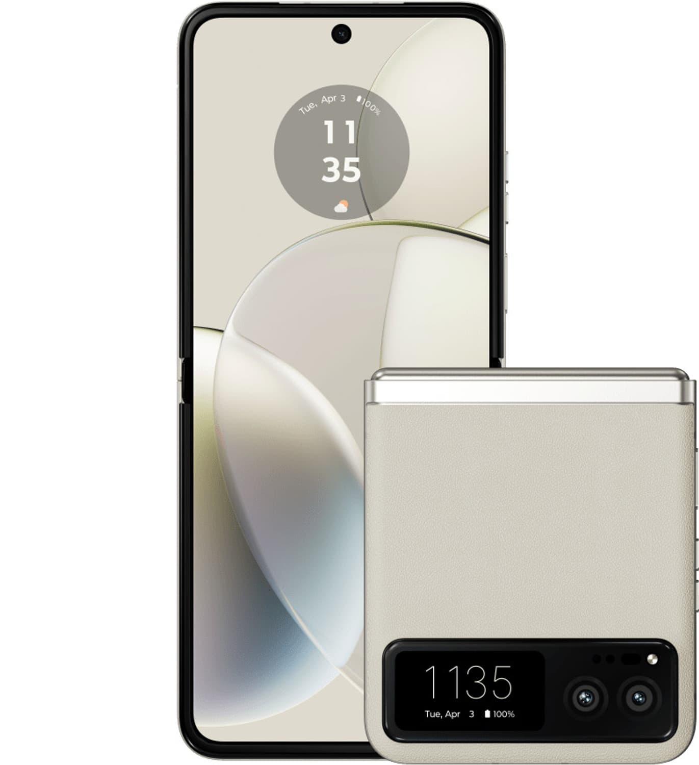 razr 40 (Vanilla Cream, 8GB RAM, 256GB Storage) (Vanilla Cream, 256 GB)
